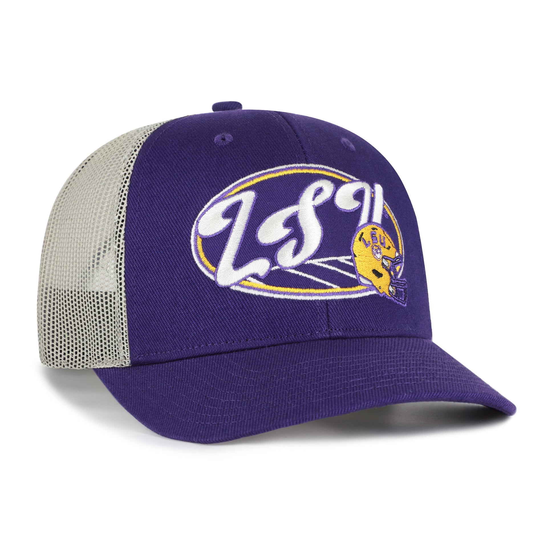 Unisex '47 Purple LSU Tigers Enfield Adjustable Trucker Hat
