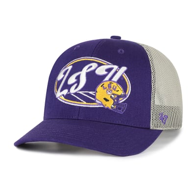 LSU Tigers '47 Unisex Enfield Adjustable Trucker Hat - Purple