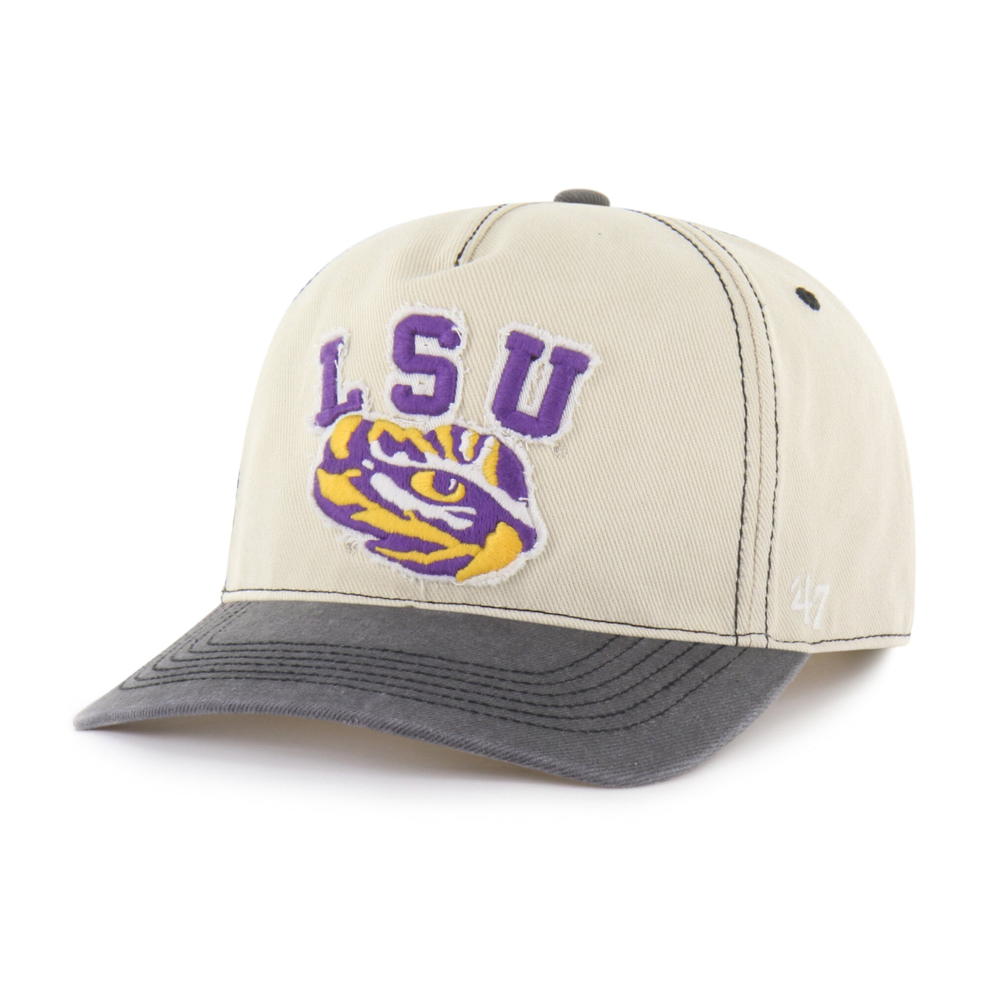 Unisex '47 Tan/Black LSU Tigers Well-Worn Calderwood Hitch Adjustable Hat