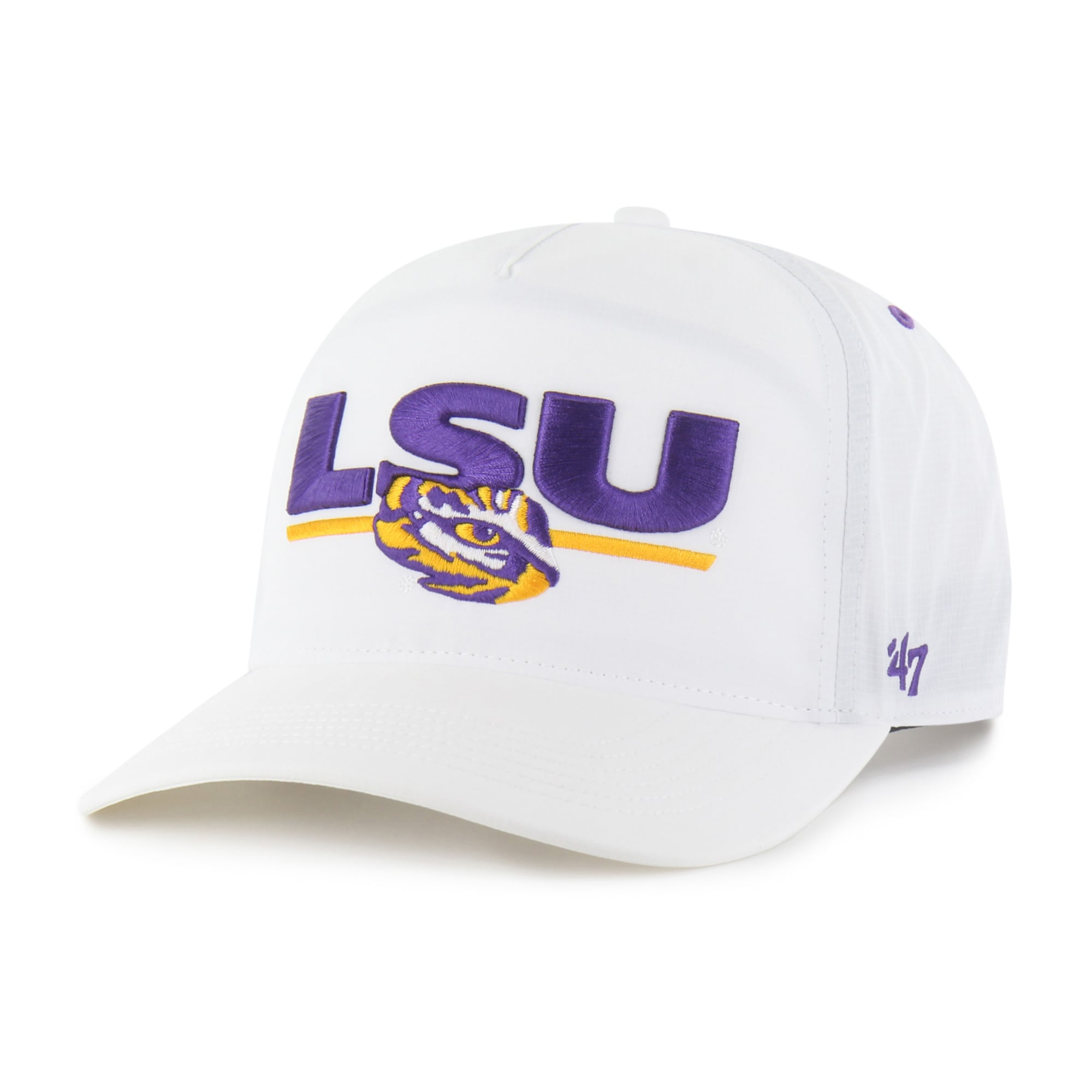 Unisex '47 White LSU Tigers brrr° Expressway Hitch Adjustable Hat