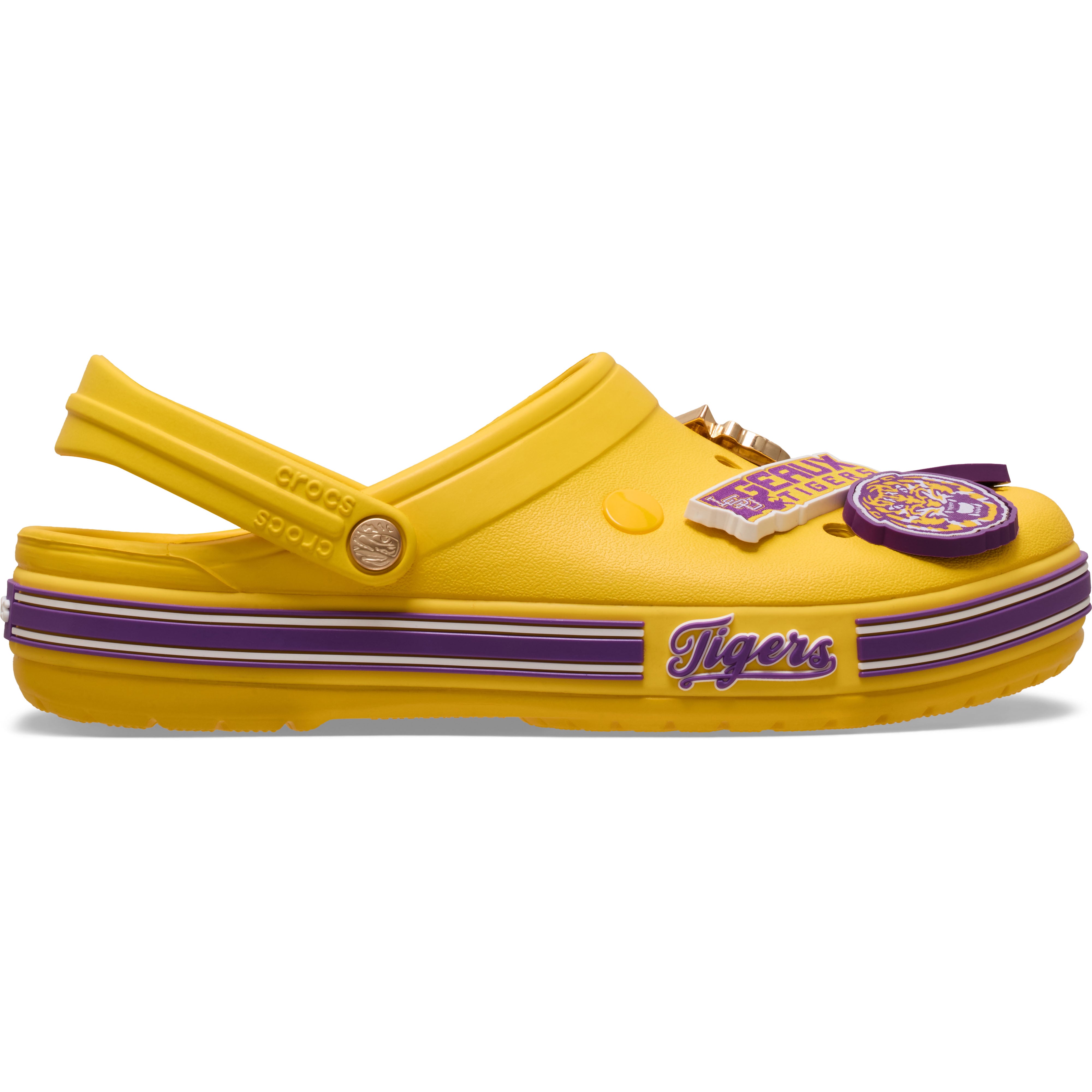 Sabots Crocs classiques unisexes dorés LSU Tigers