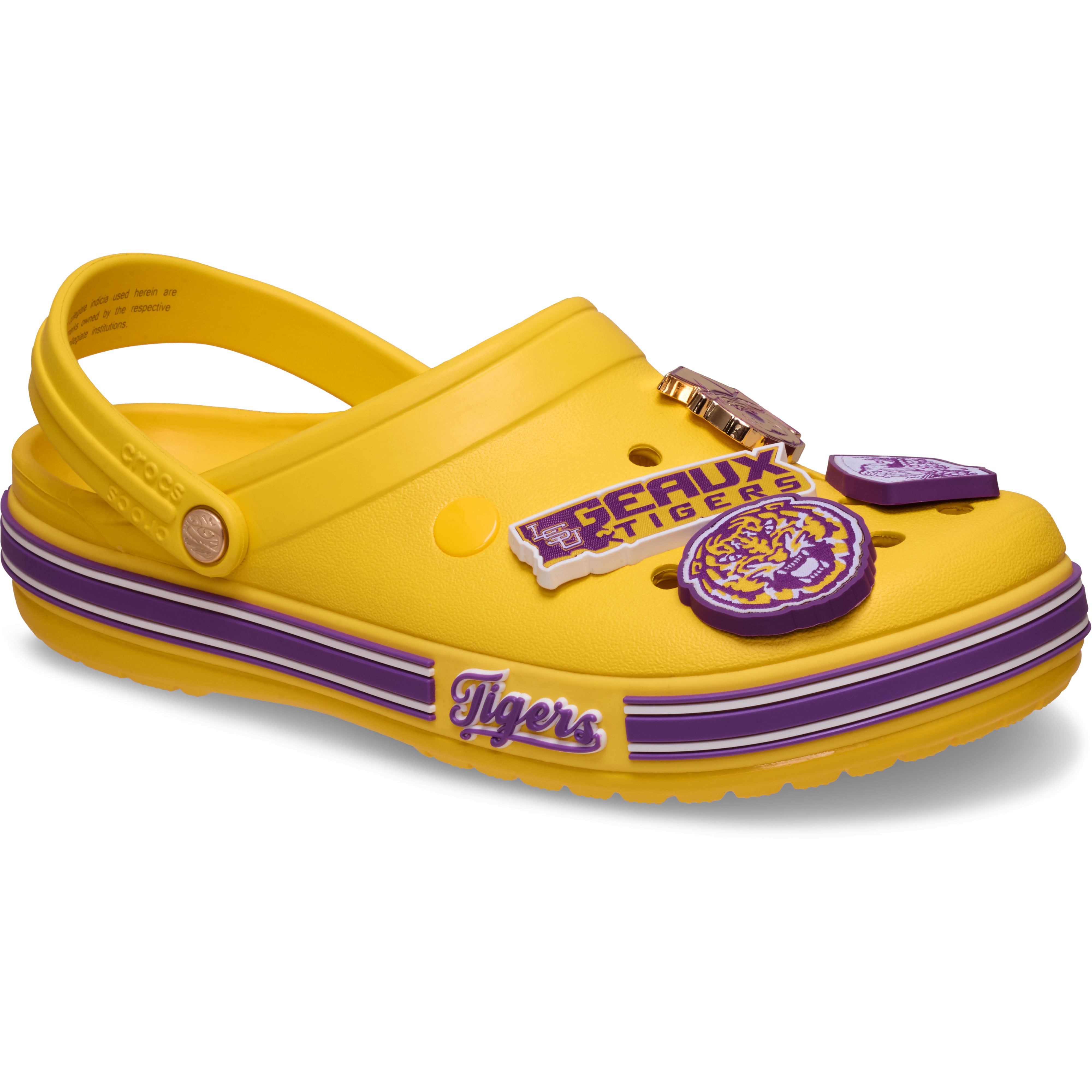 Sabots Crocs classiques unisexes dorés LSU Tigers