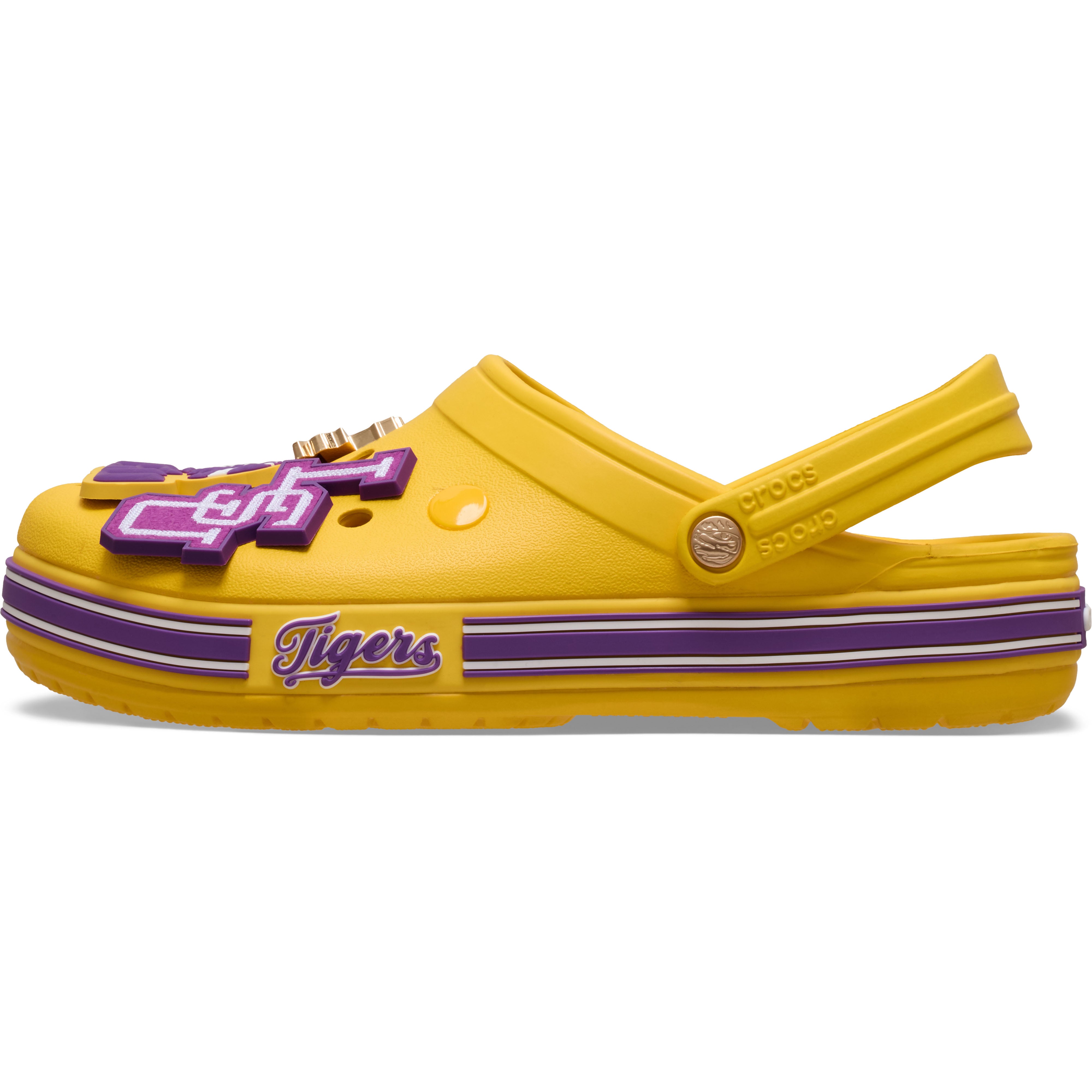 Sabots Crocs classiques unisexes dorés LSU Tigers