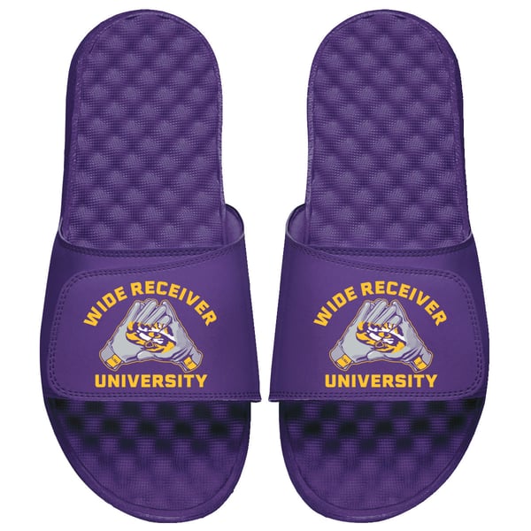 Unisex ISlide Purple LSU Tigers Wide Receiver University  display picture 1