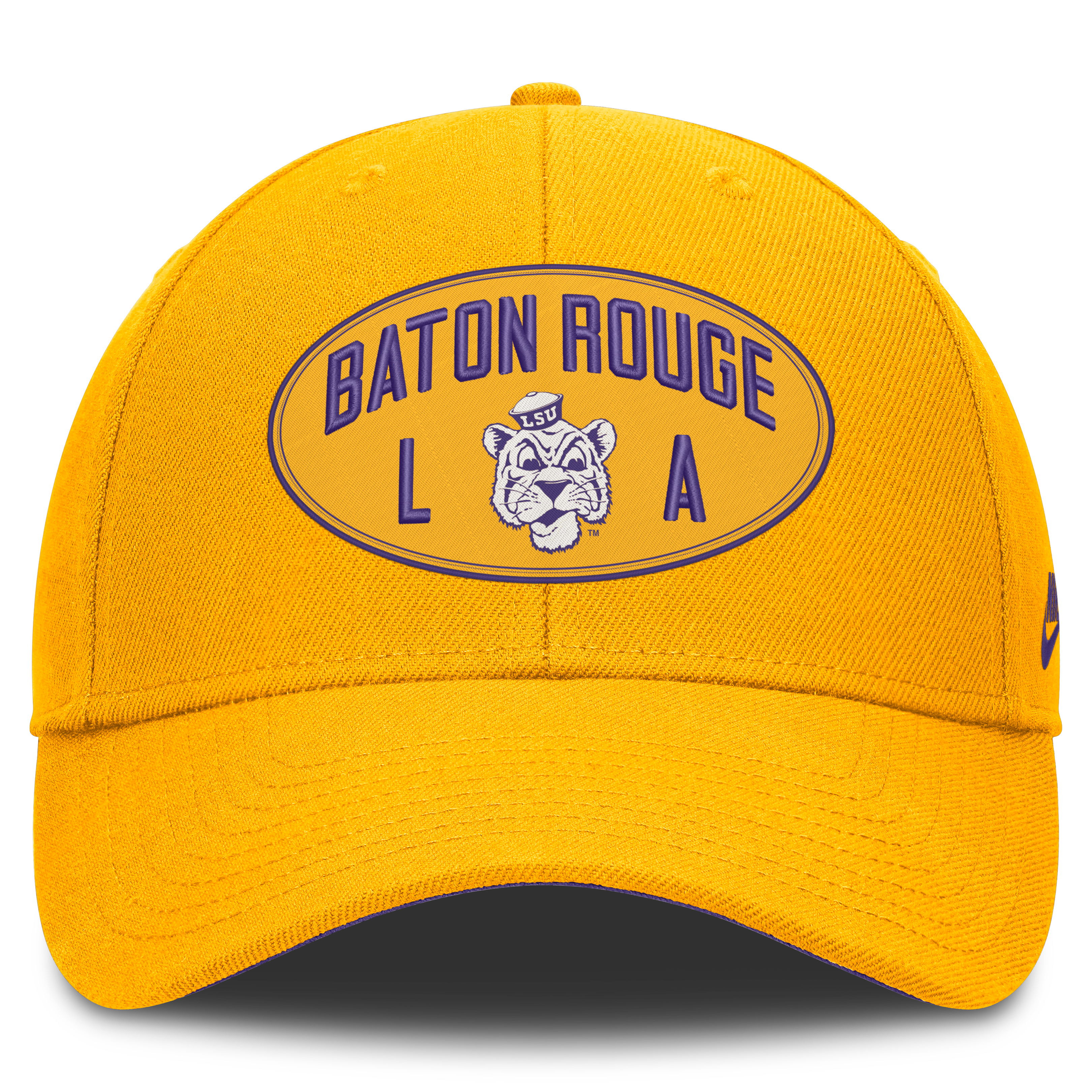 Casquette unisexe Nike Gold LSU Tigers Legacy Letter & Location Rise ajustable