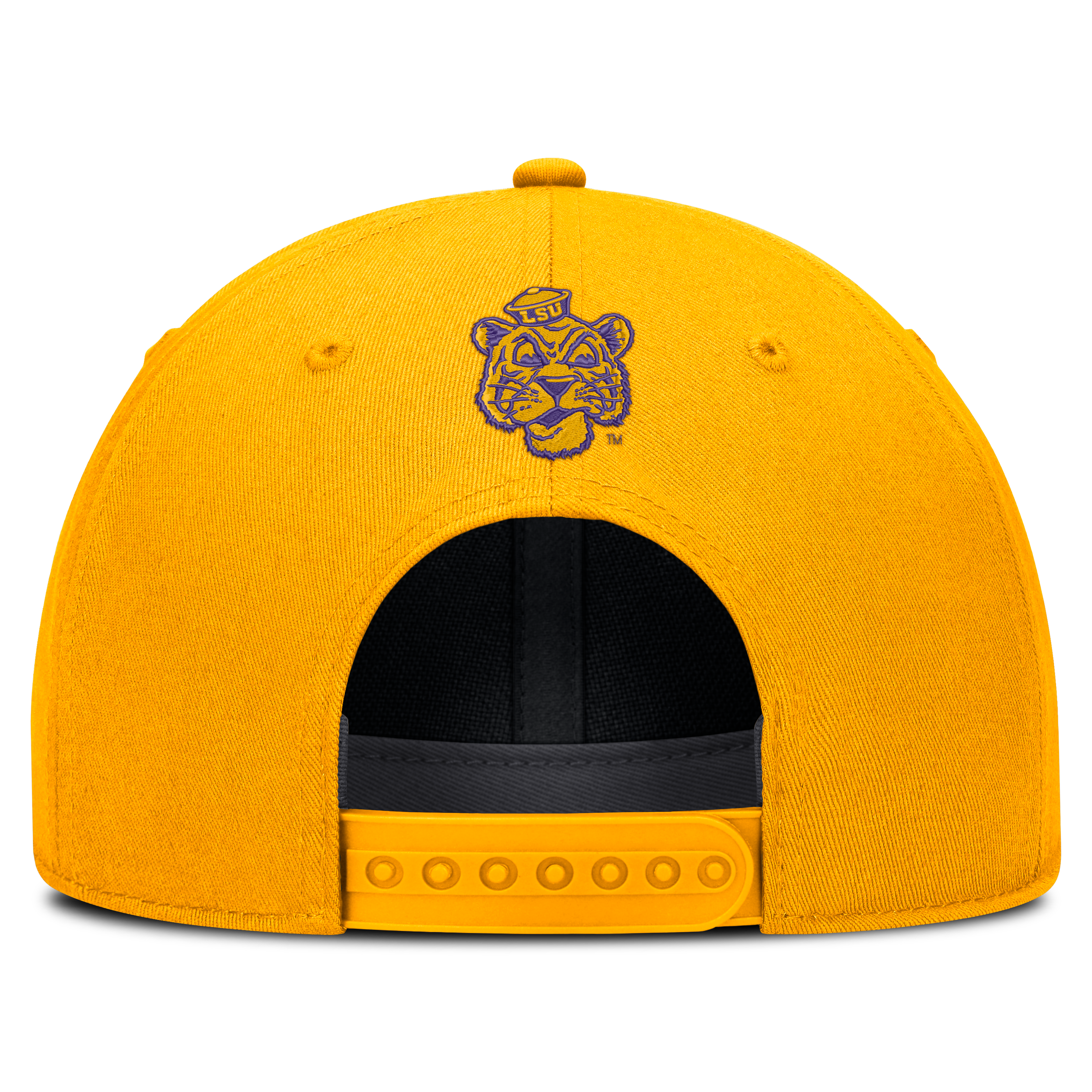 Casquette unisexe Nike Gold LSU Tigers Legacy Letter & Location Rise ajustable