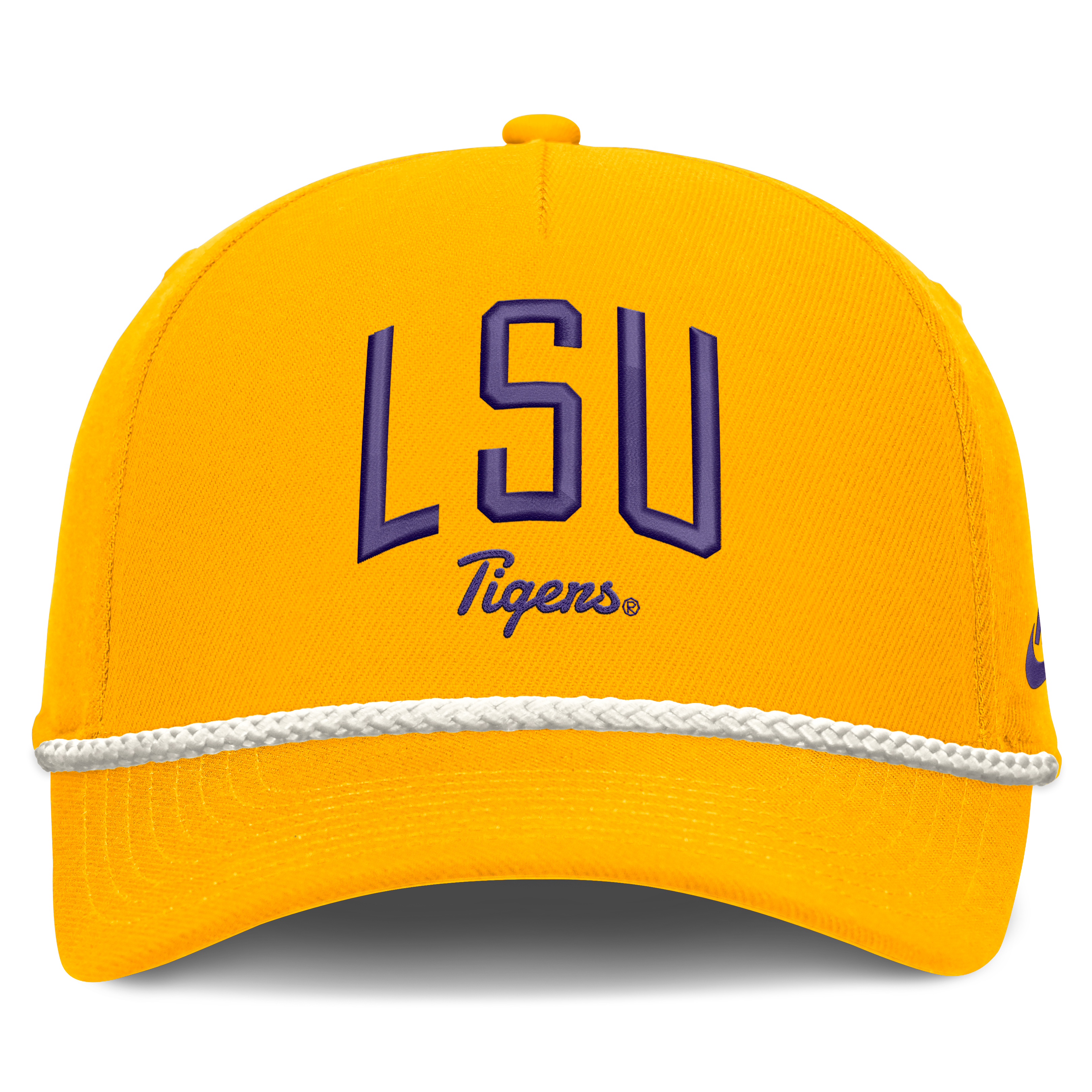 Casquette unisexe Nike Gold LSU Tigers Letter Rope Rise ajustable