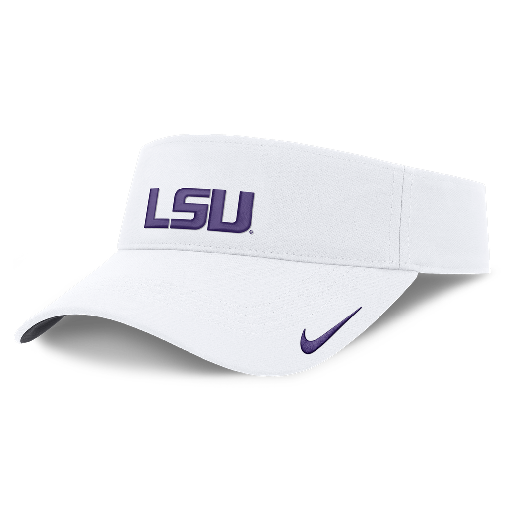 Unisex Nike White LSU Tigers 2026 On-Field Ace Adjustable Visor