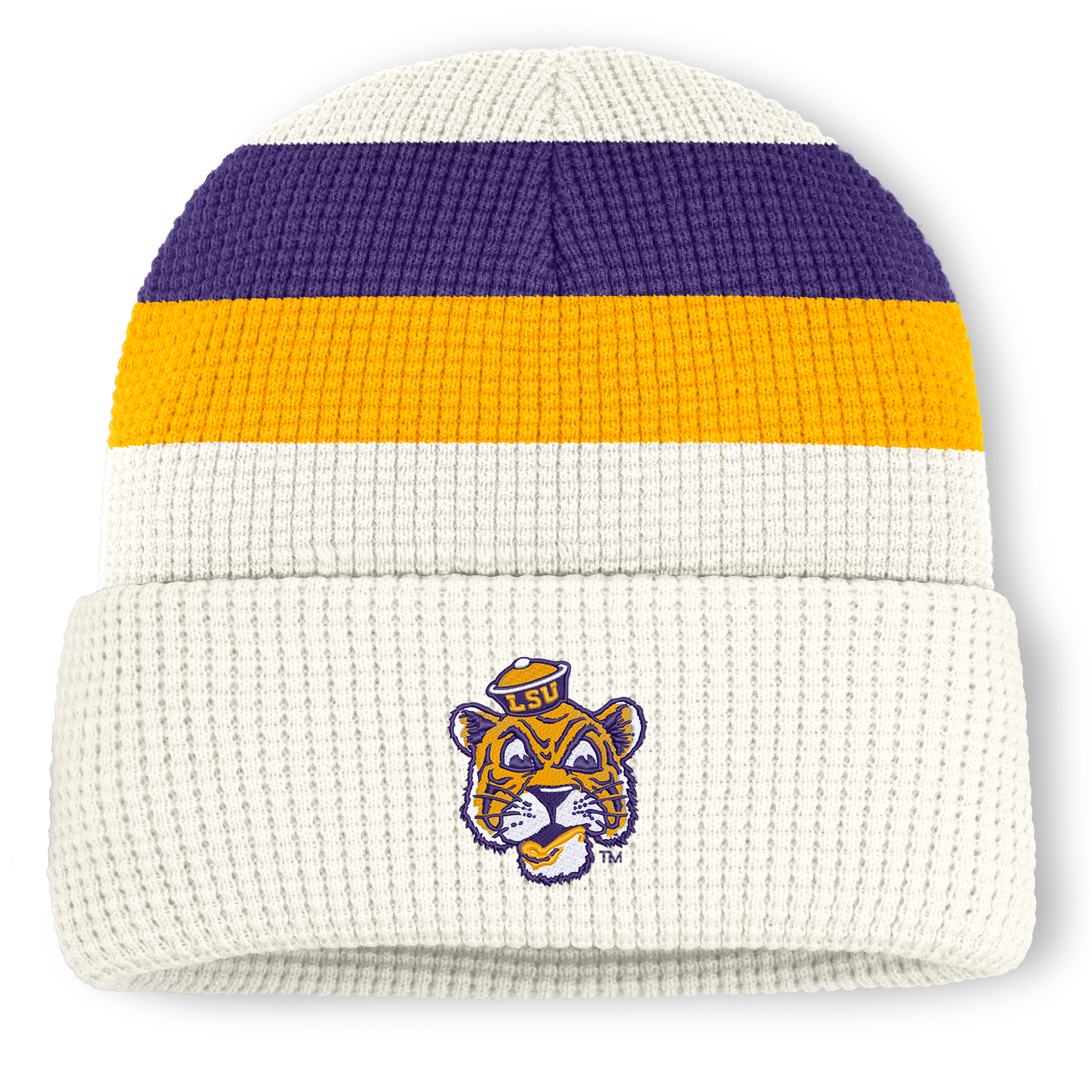 Bonnet unisexe Nike blanc LSU Tigers Legacy Letter à revers