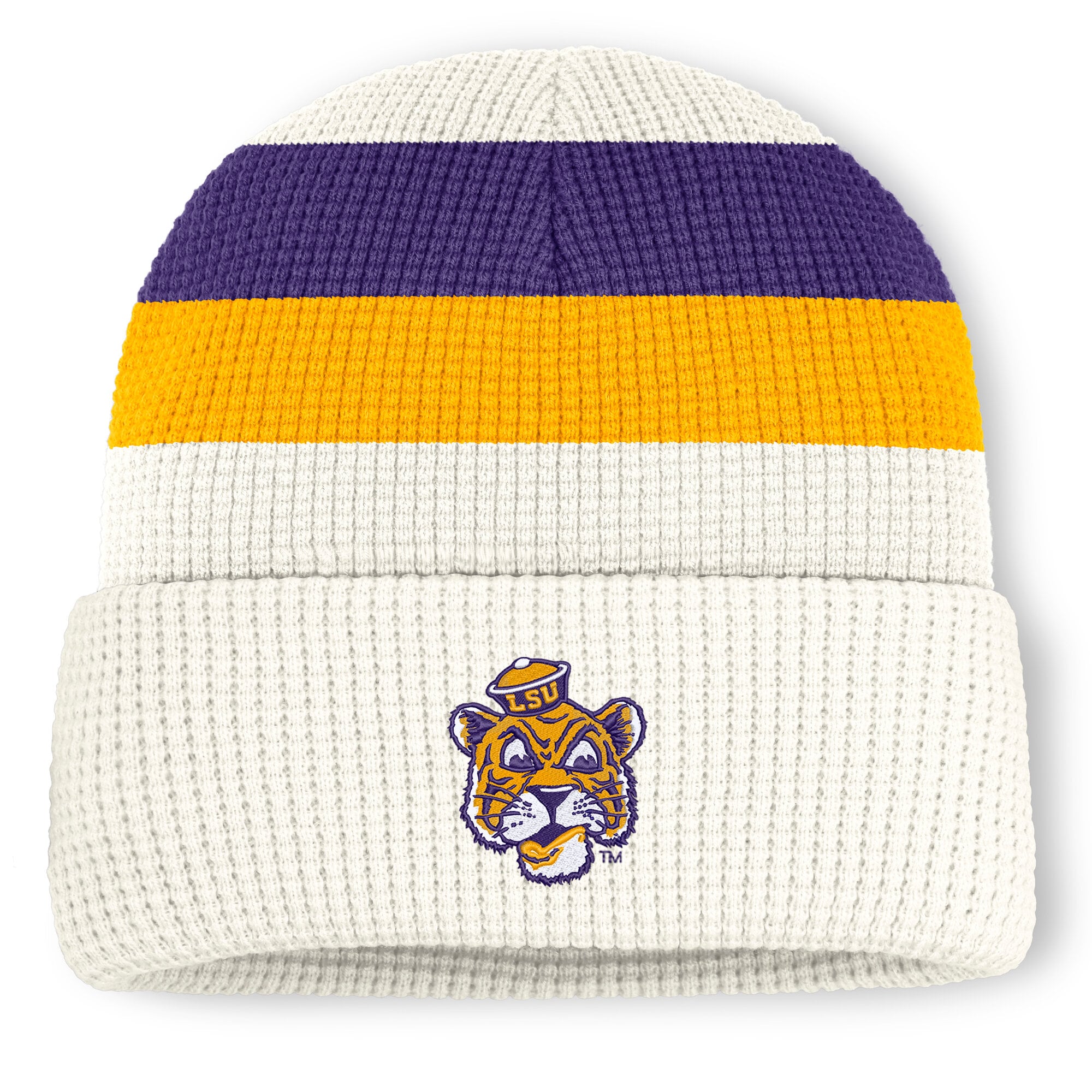 Bonnet unisexe Nike blanc LSU Tigers Legacy Letter à revers