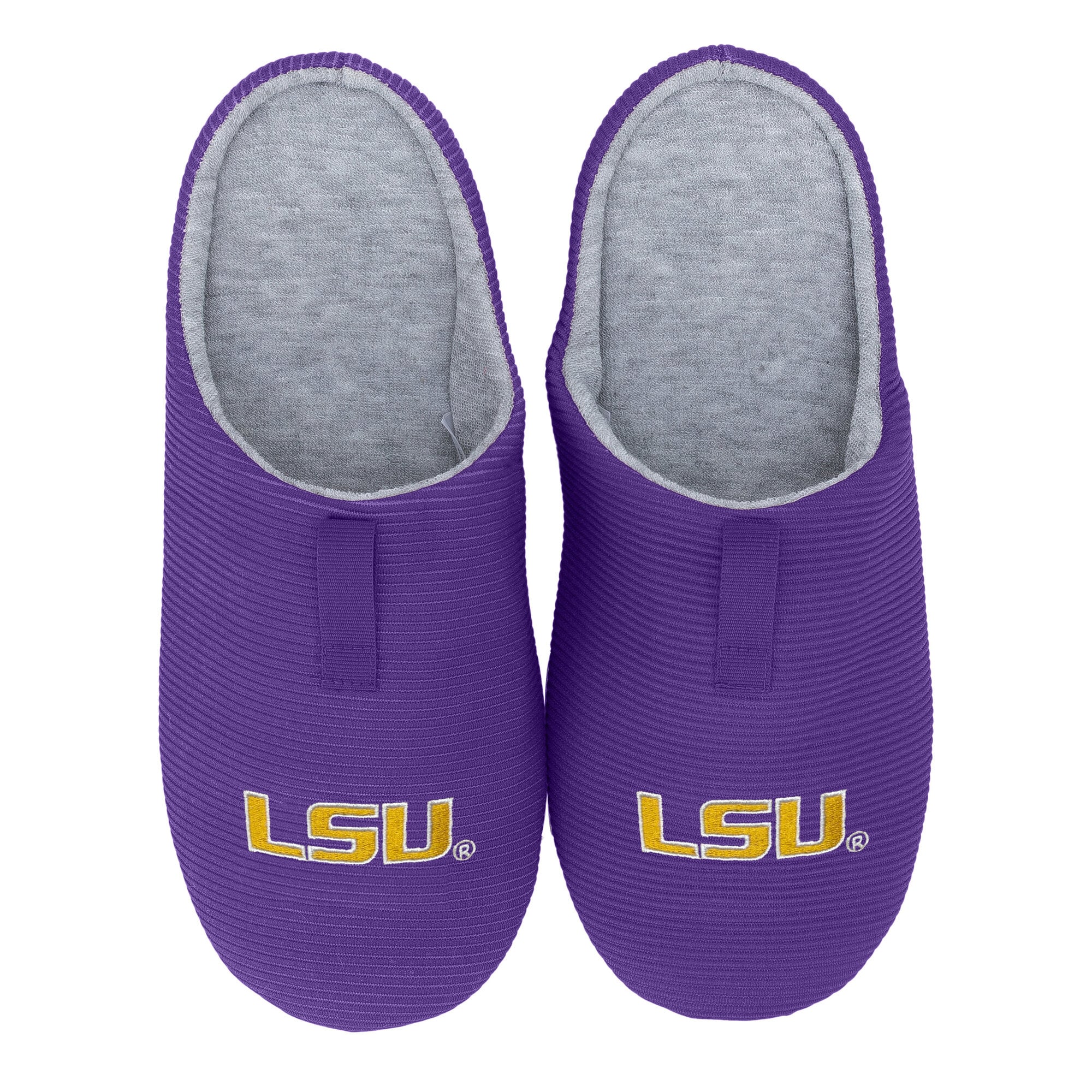 Pantoufles côtelées unisexes ZooZatz LSU Tigers