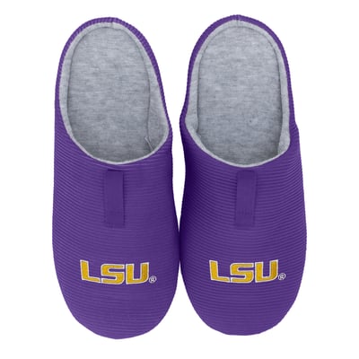 Pantoufles côtelées unisexes ZooZatz LSU Tigers