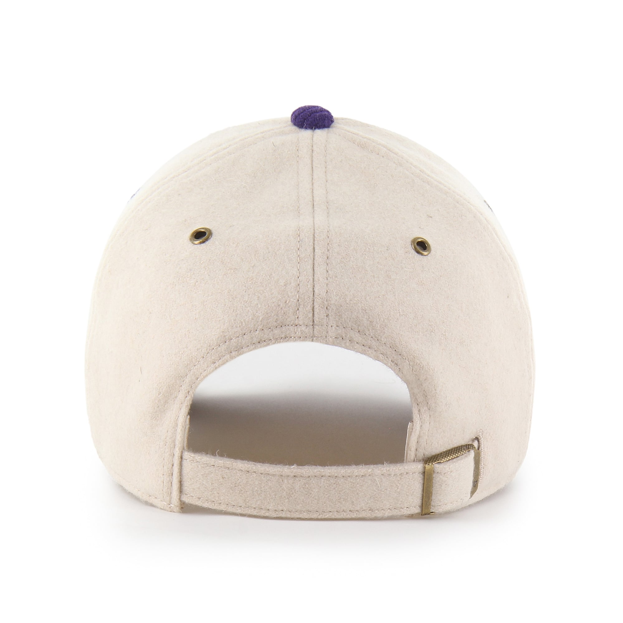 Casquette ajustable pour femme « 47 » crème/violette LSU Tigers Rope Script Clean Up