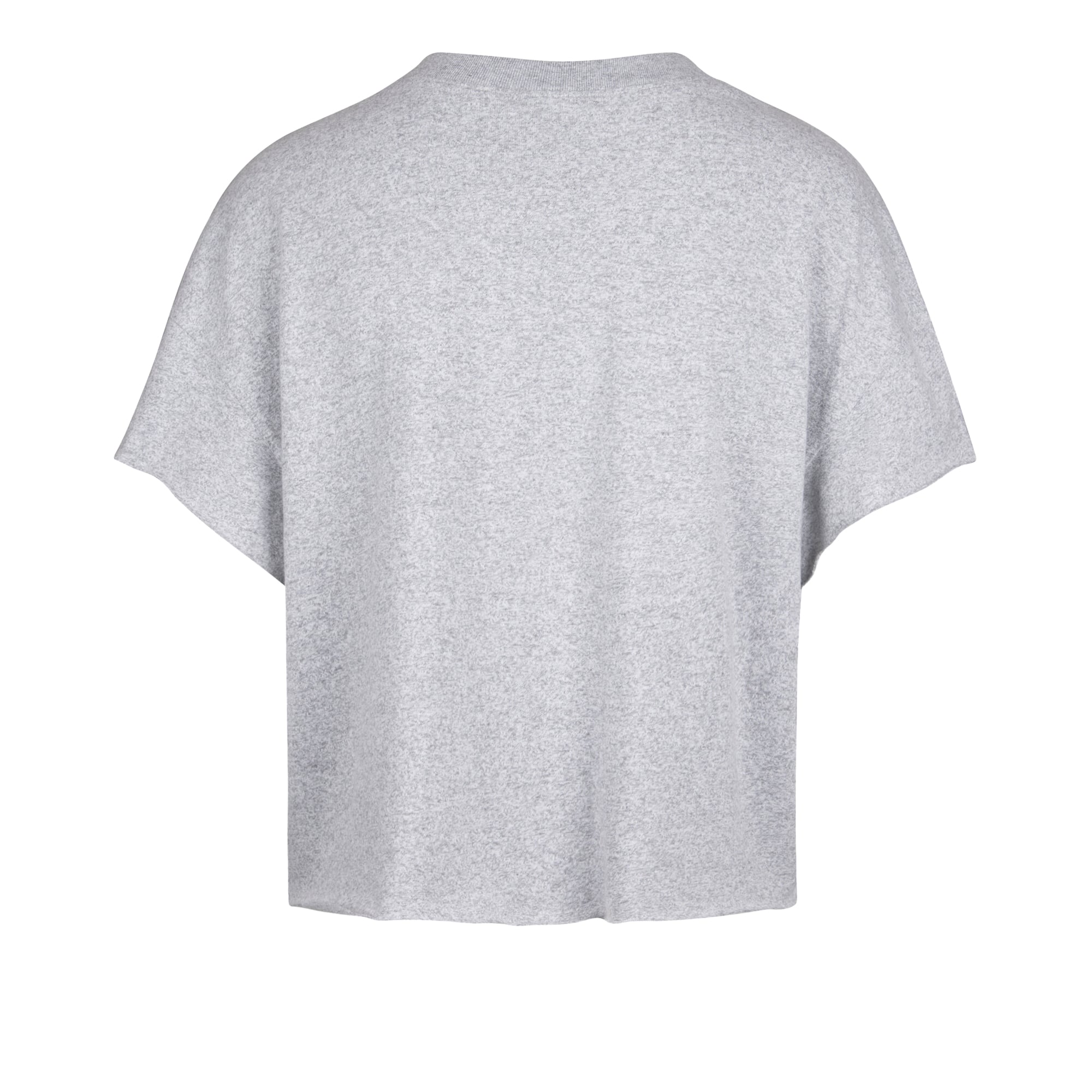 Women's '47 Gray LSU Tigers Banners Out Oversized Notch-Neck T-Shirt
