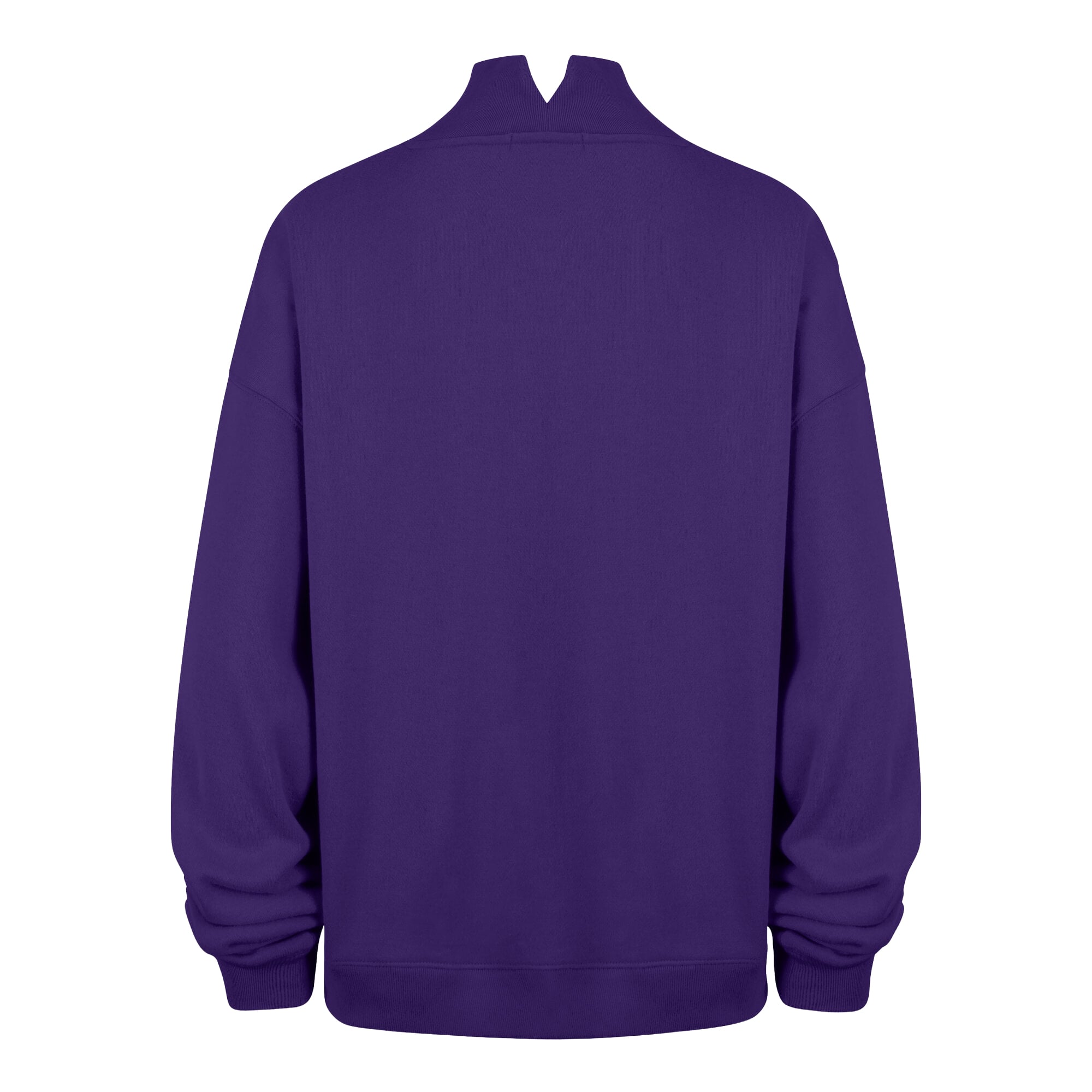 Sweat-shirt à col montant violet LSU Tigers pour femme, modèle 47