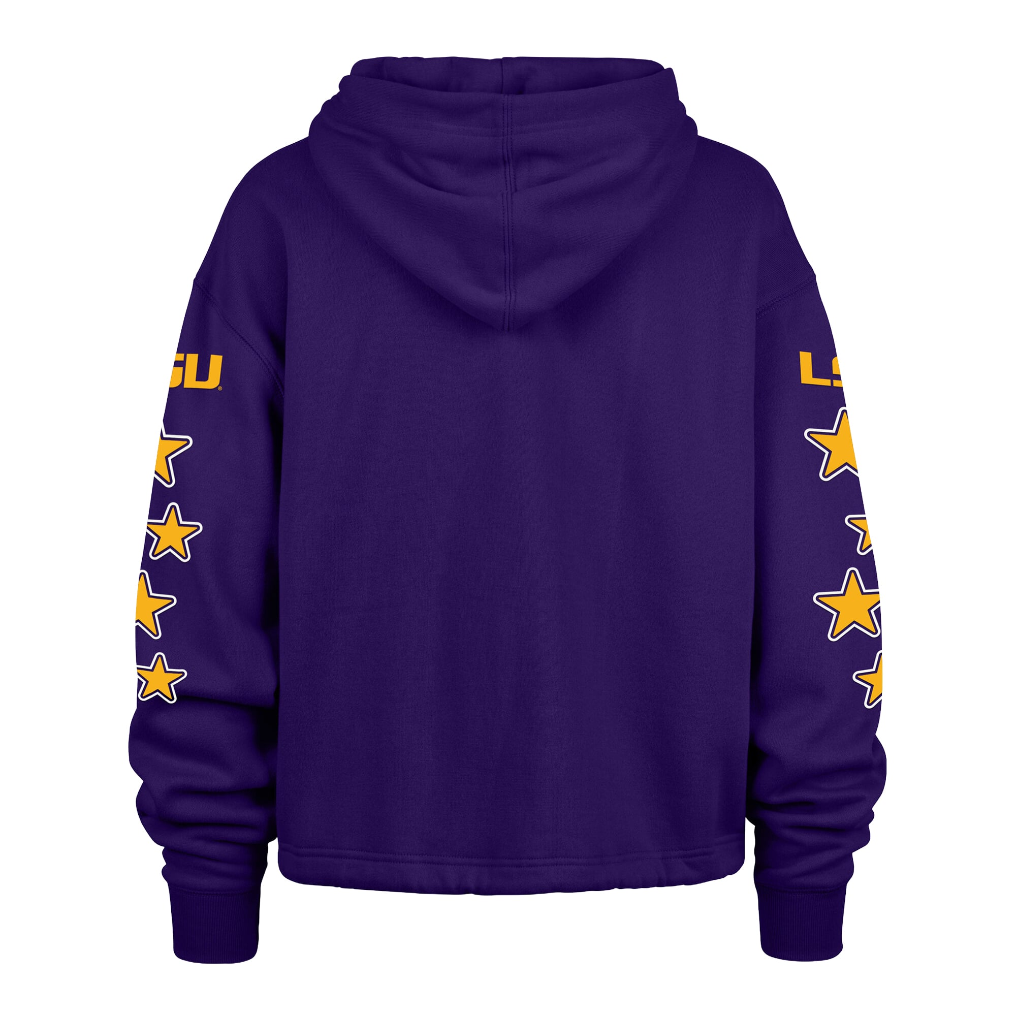 Women's '47  Purple LSU Tigers Starry Eyed Venice Pullover Hoodie