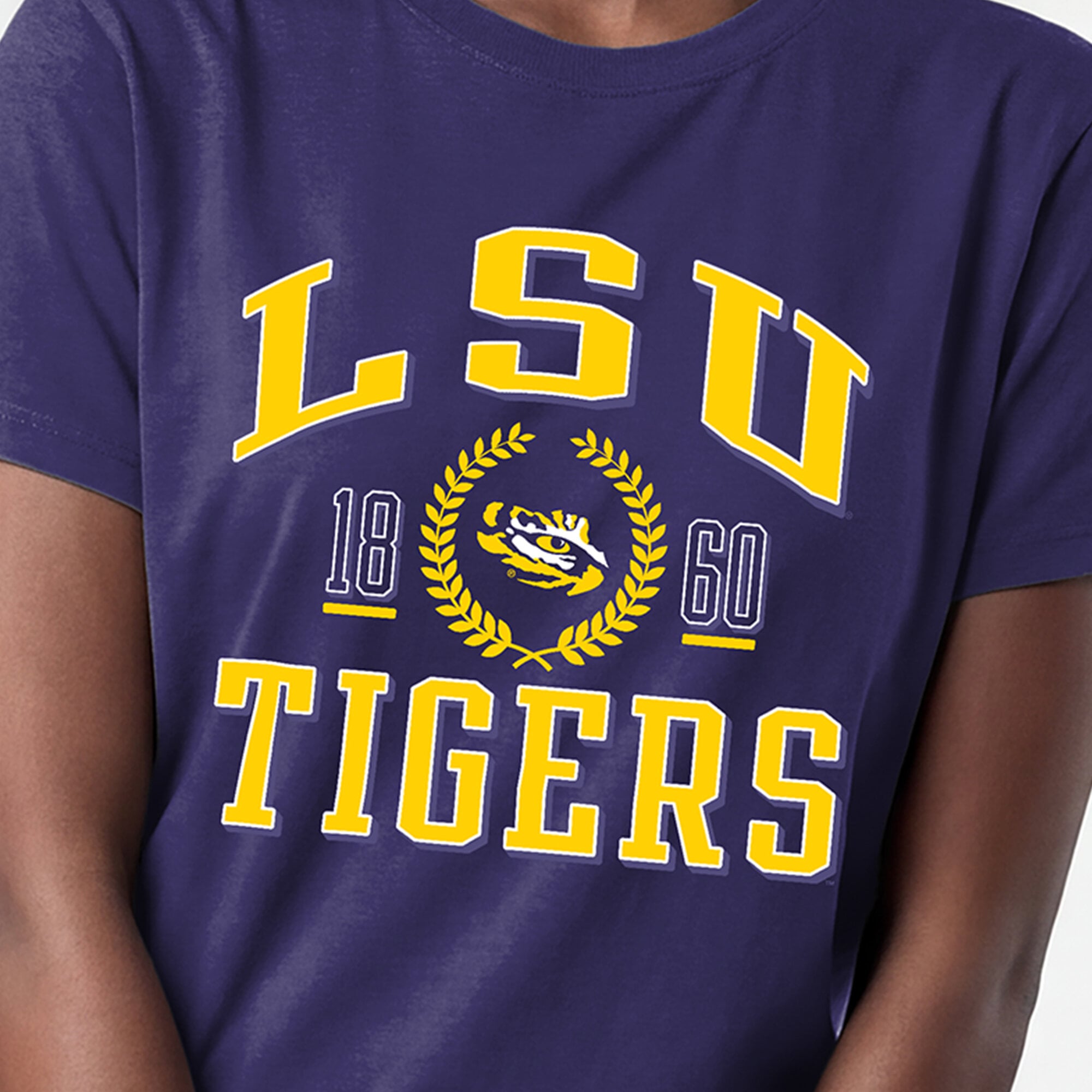 Women's Champion Purple LSU Tigers Lifestyle T-Shirt