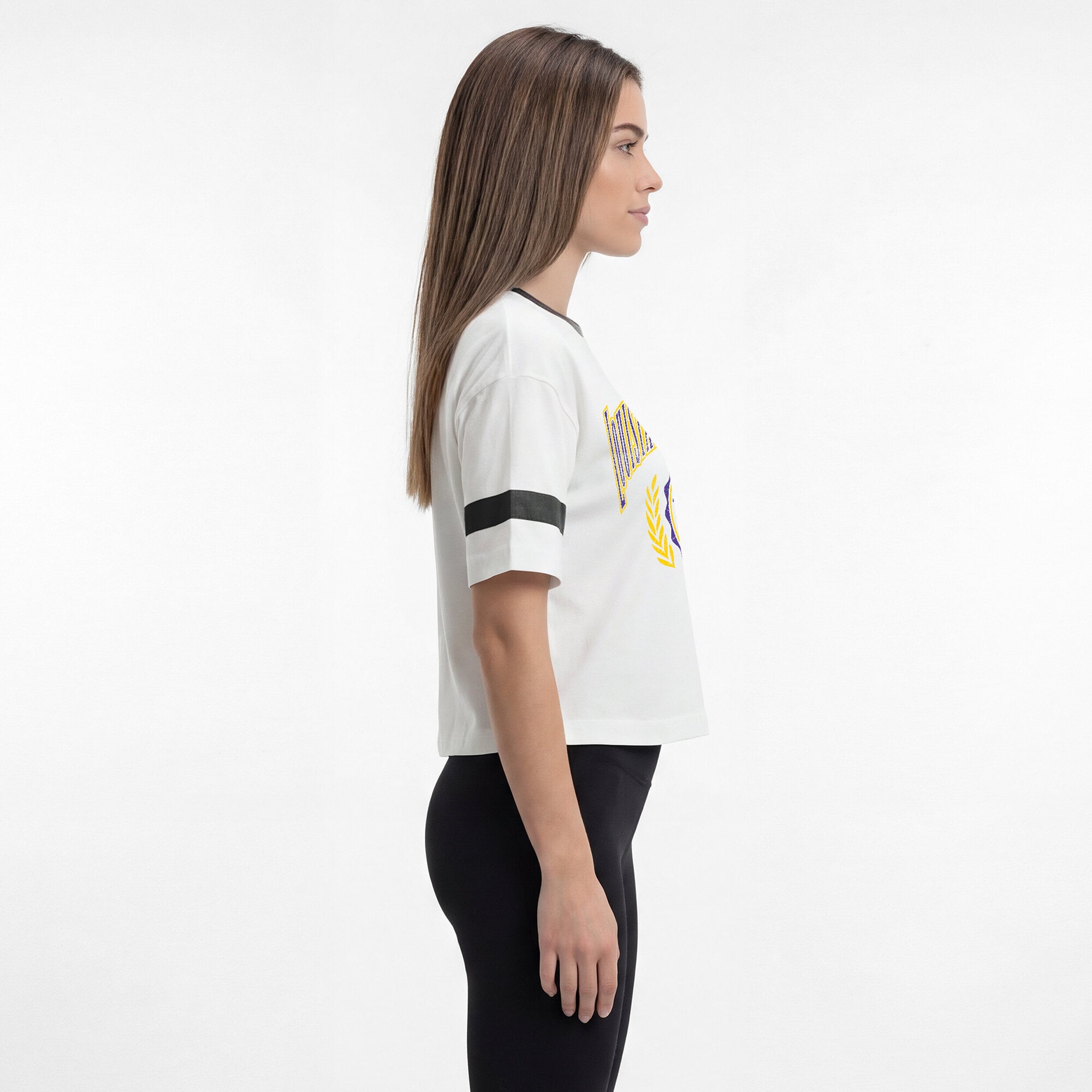 Women's Champion White LSU Tigers Retro Oversized T-Shirt