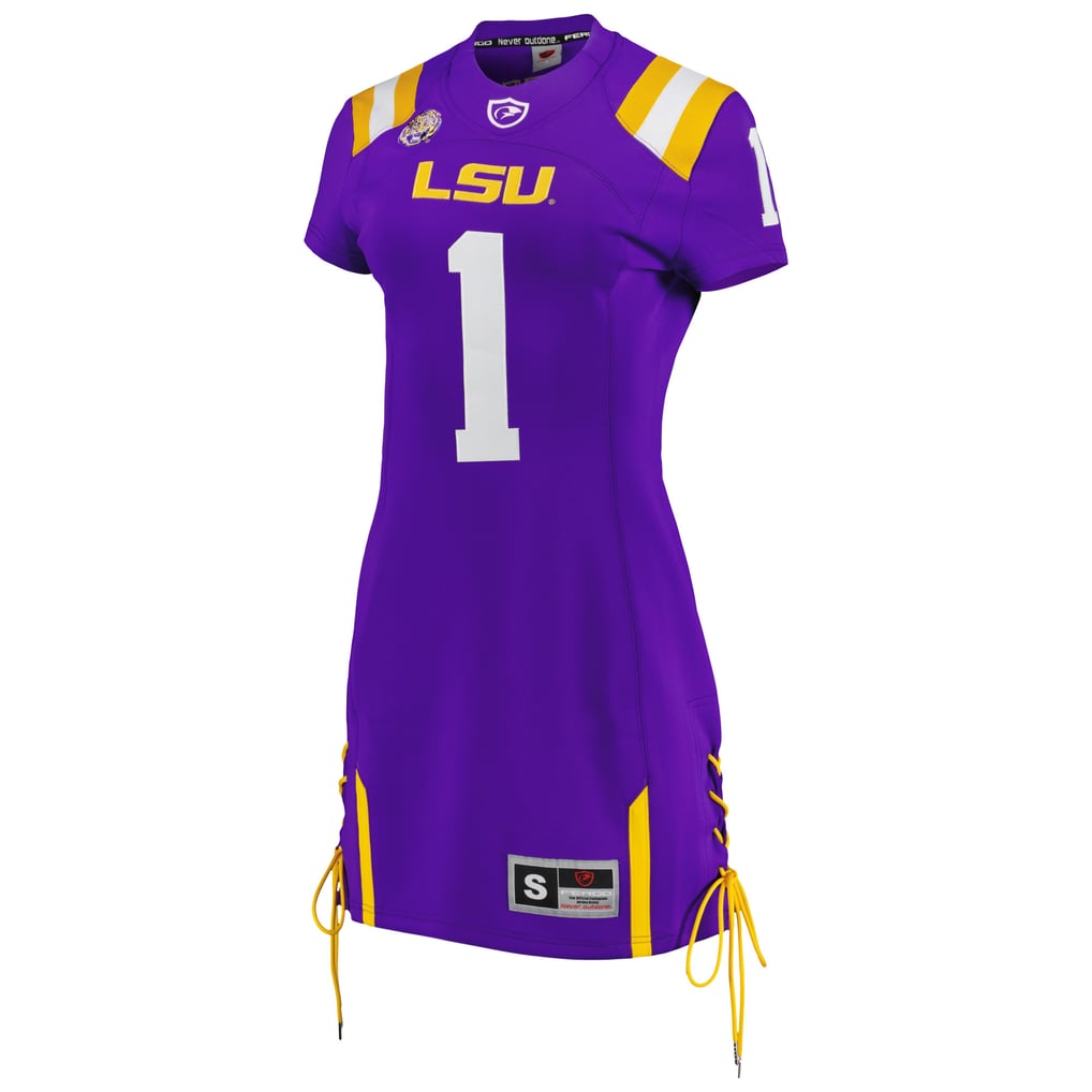 fergo jersey dress Women's Purple LSU Tigers creamy