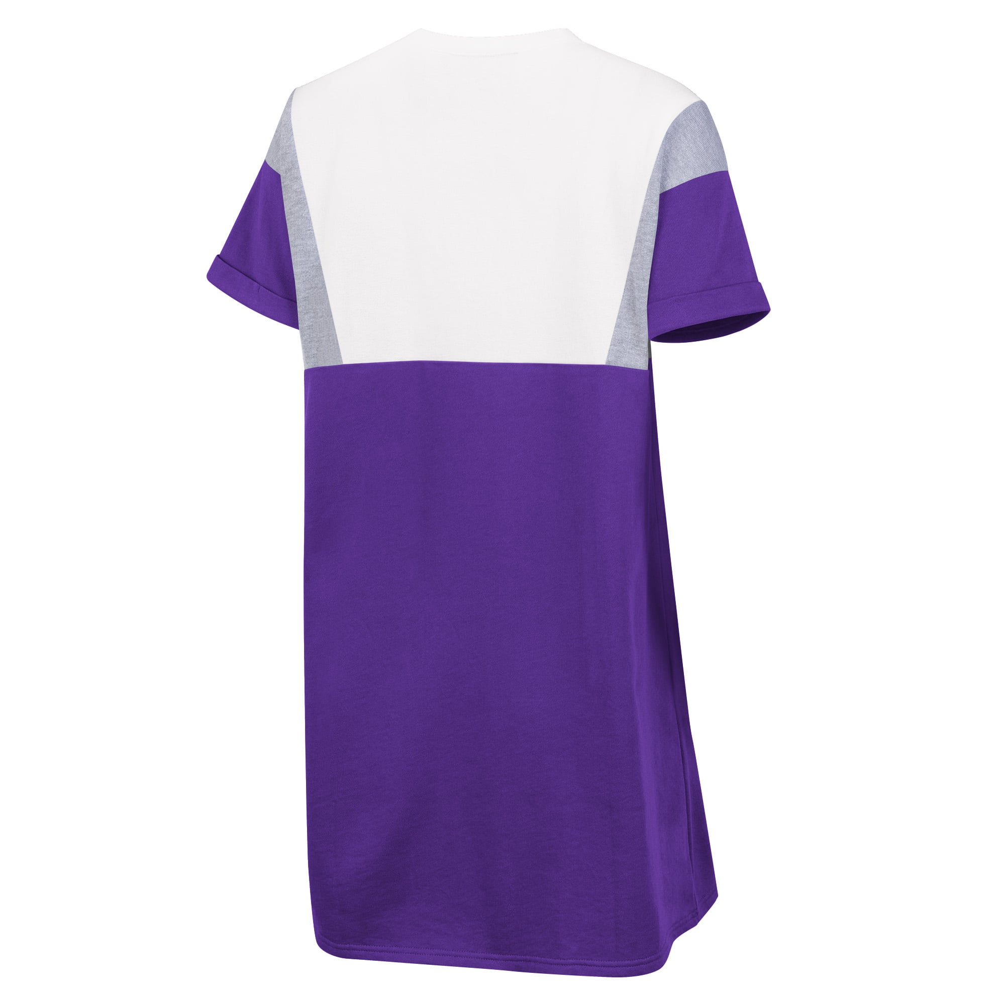 Robe t-shirt à manches courtes pour femme G-III 4Her by Carl Banks LSU Tigers violet/blanc