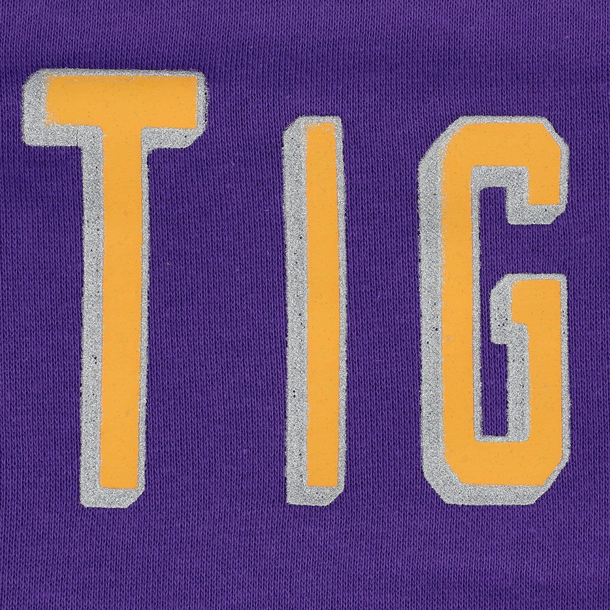 Robe t-shirt à manches courtes pour femme G-III 4Her by Carl Banks LSU Tigers violet/blanc