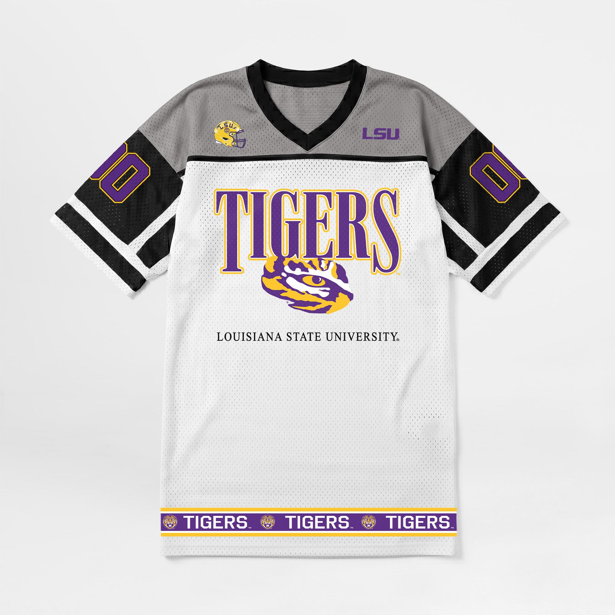 Robe-maillot Hustle Mode blanche LSU Tigers pour femme, collection Gameday Couture