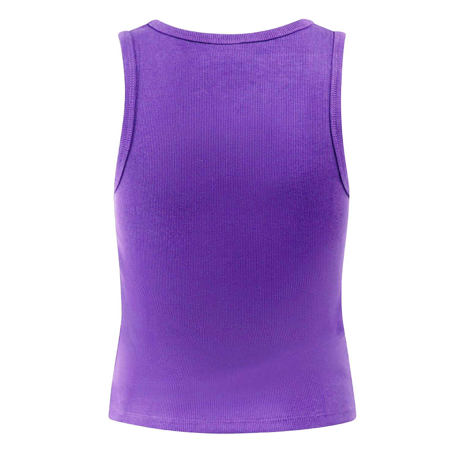 Débardeur côtelé violet à logo principal des LSU Tigers pour femmes de la marque Hype and Vice