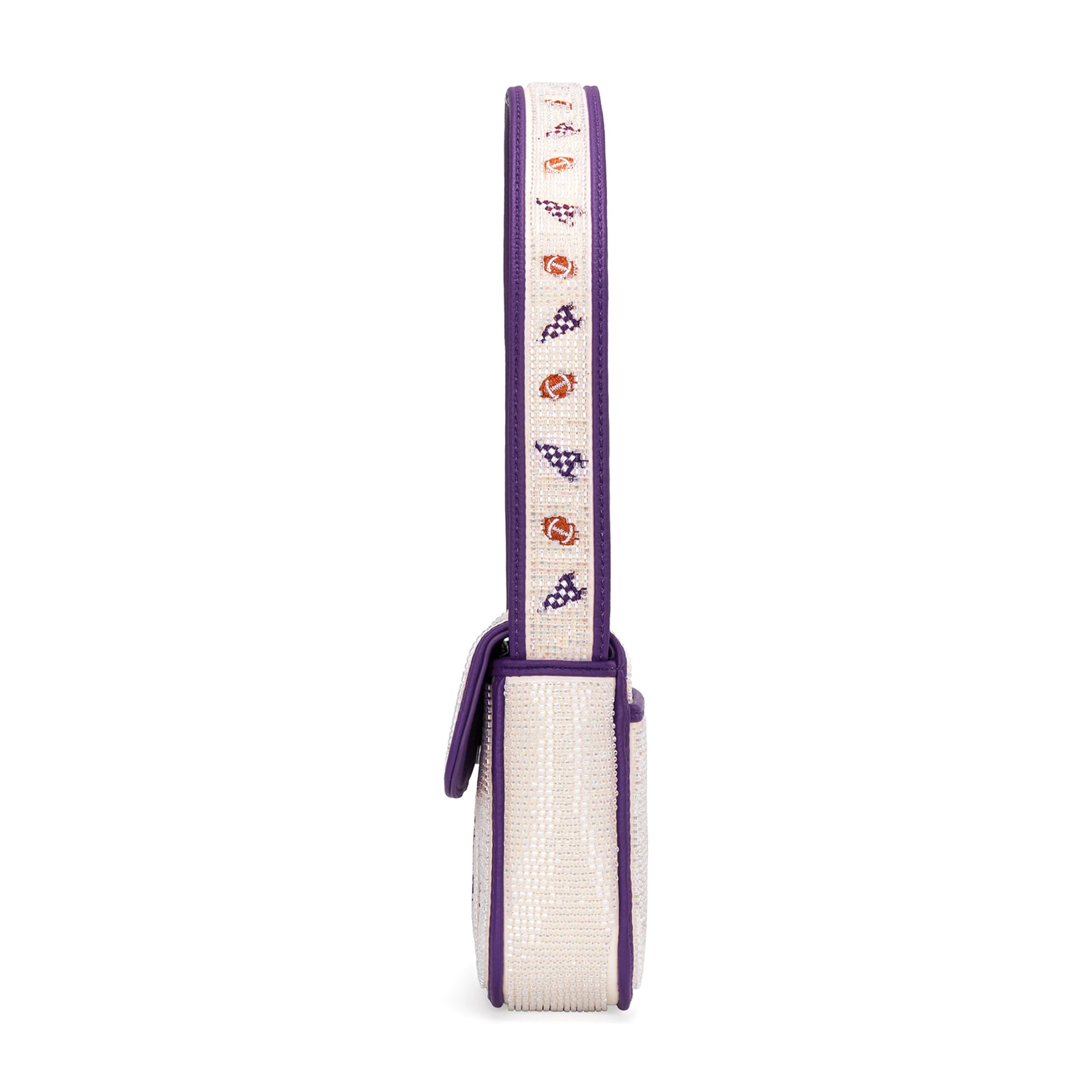 Sac à bandoulière perlé Montana West LSU Tigers pour femmes