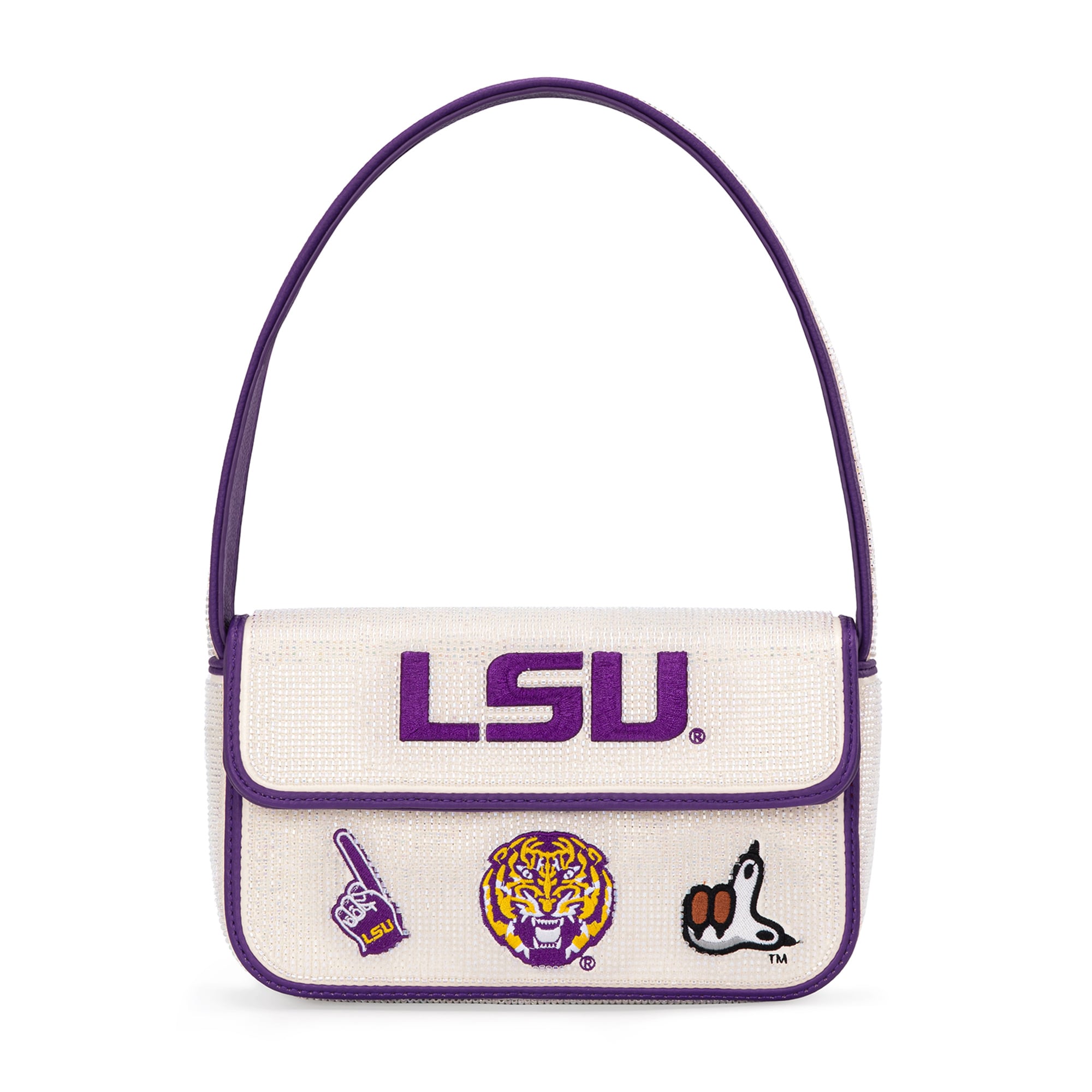 Sac à bandoulière perlé Montana West LSU Tigers pour femmes