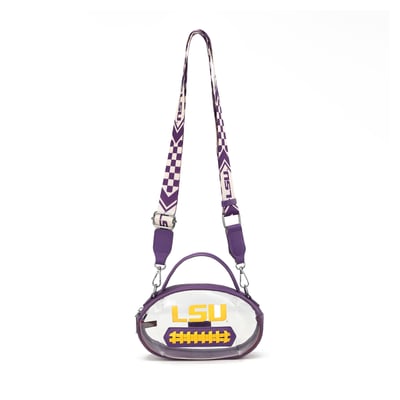  LSU Tigers Montana West Women's Clear Crossbody Bag - No Color