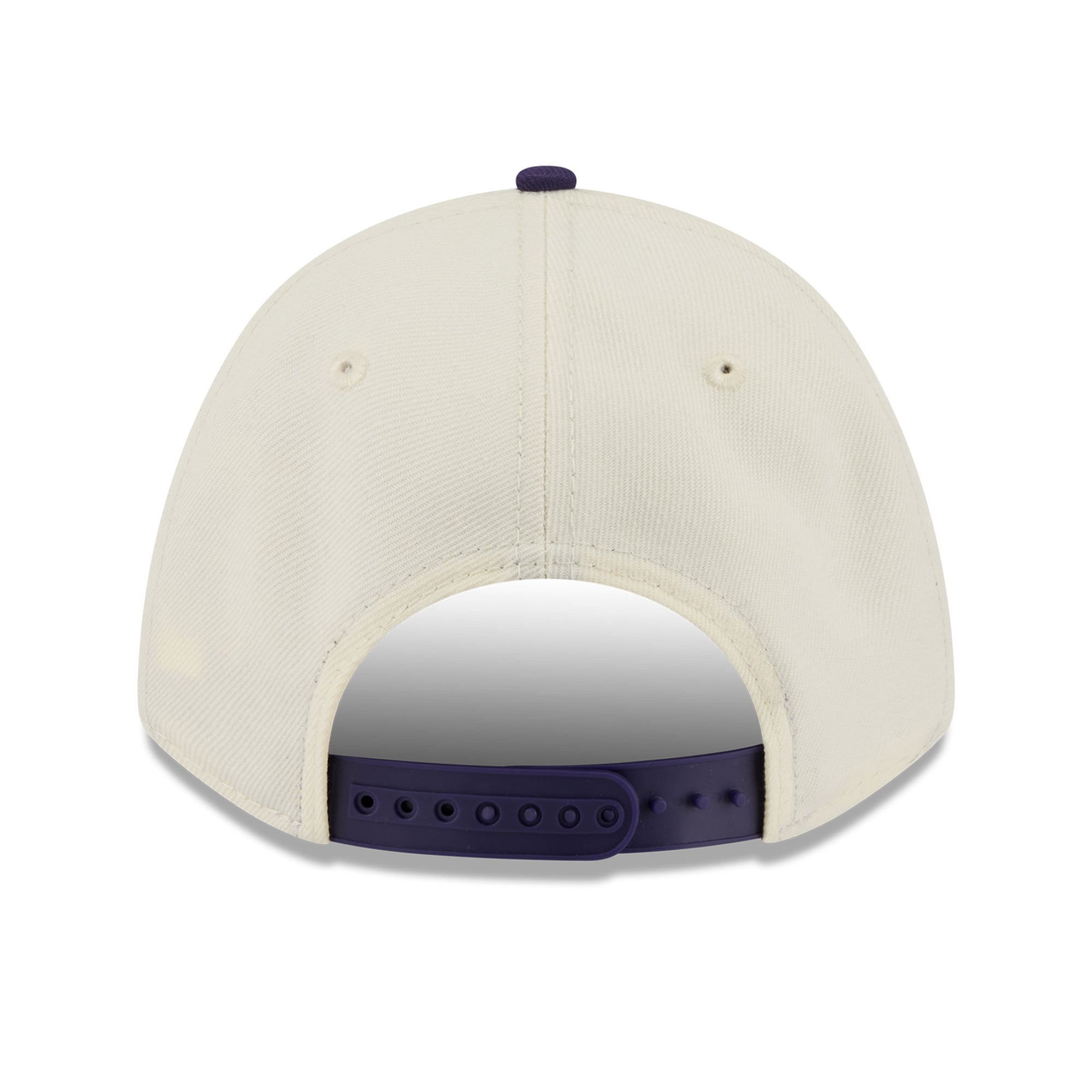 Women's New Era White/Purple LSU Tigers Tonal 9FORTY A-Frame Adjustable Hat