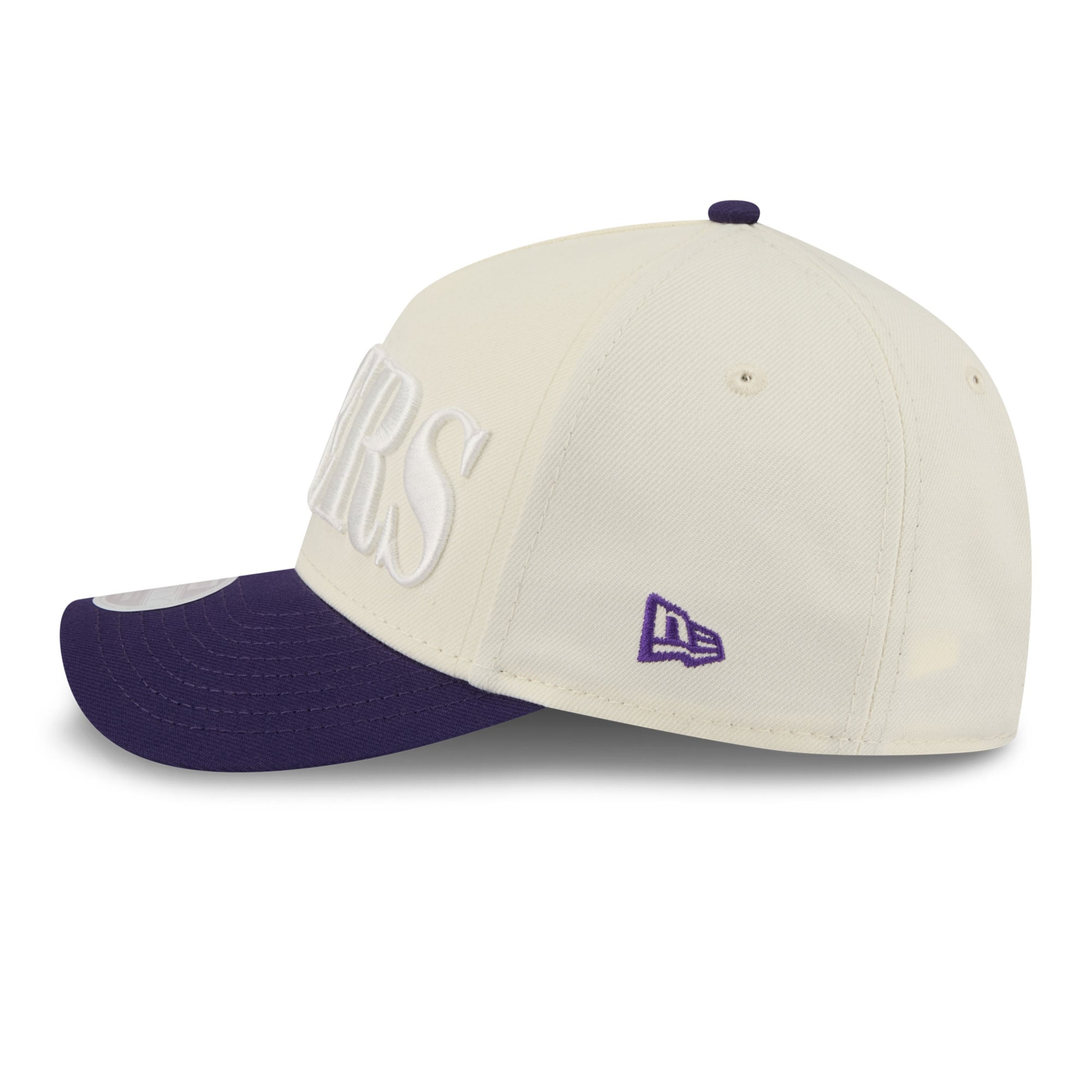 Women's New Era White/Purple LSU Tigers Tonal 9FORTY A-Frame Adjustable Hat