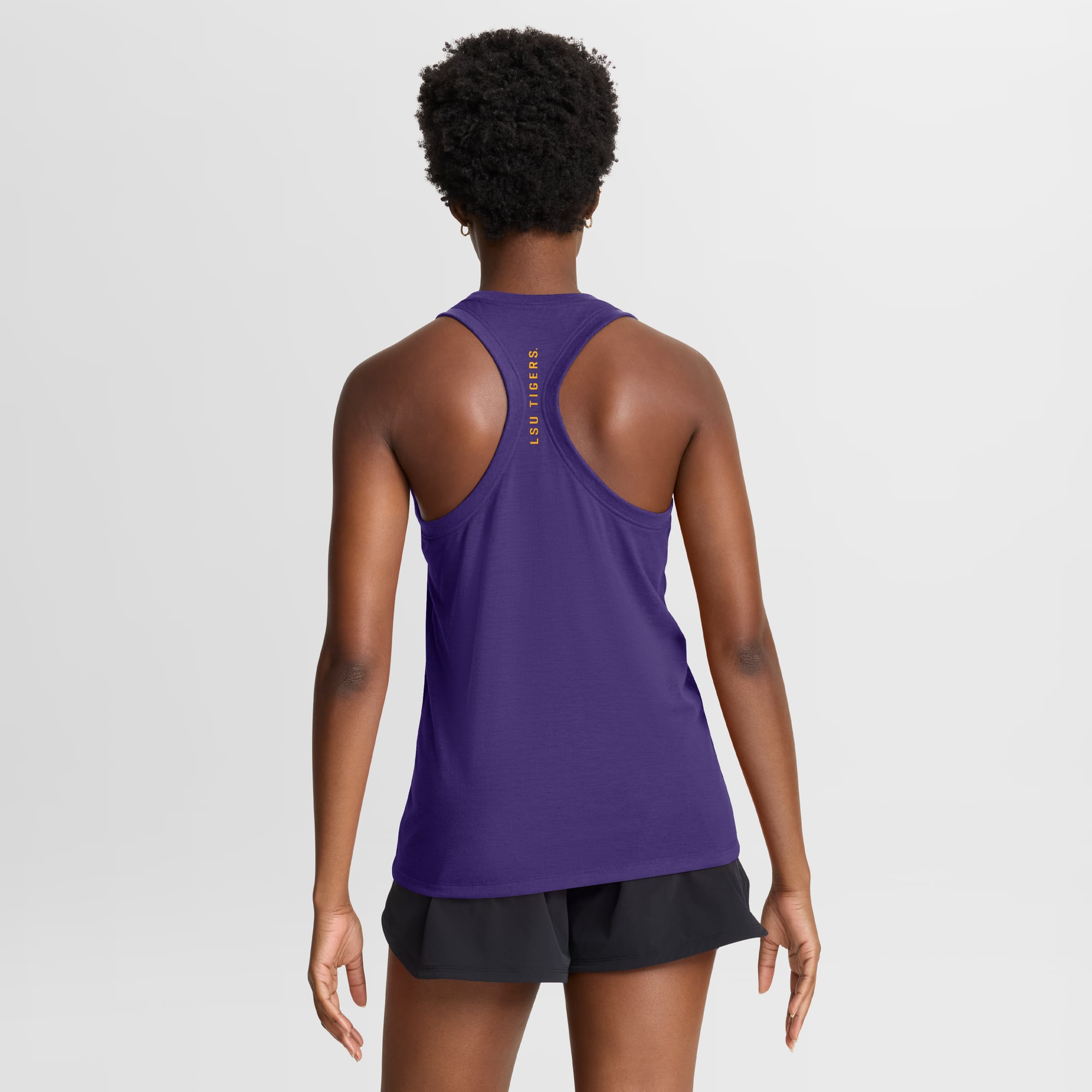 Women's Nike  Gold LSU Tigers Reversible Racerback Tank Top