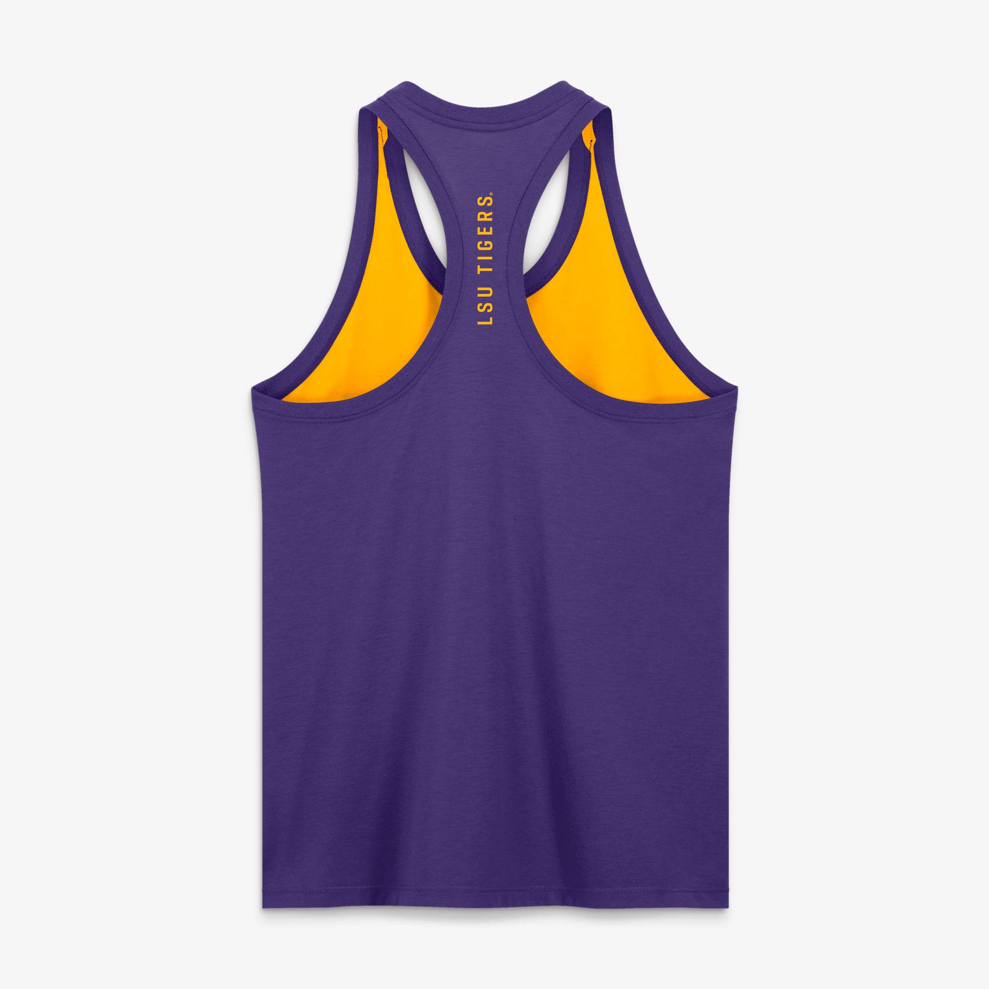 Women's Nike  Gold LSU Tigers Reversible Racerback Tank Top