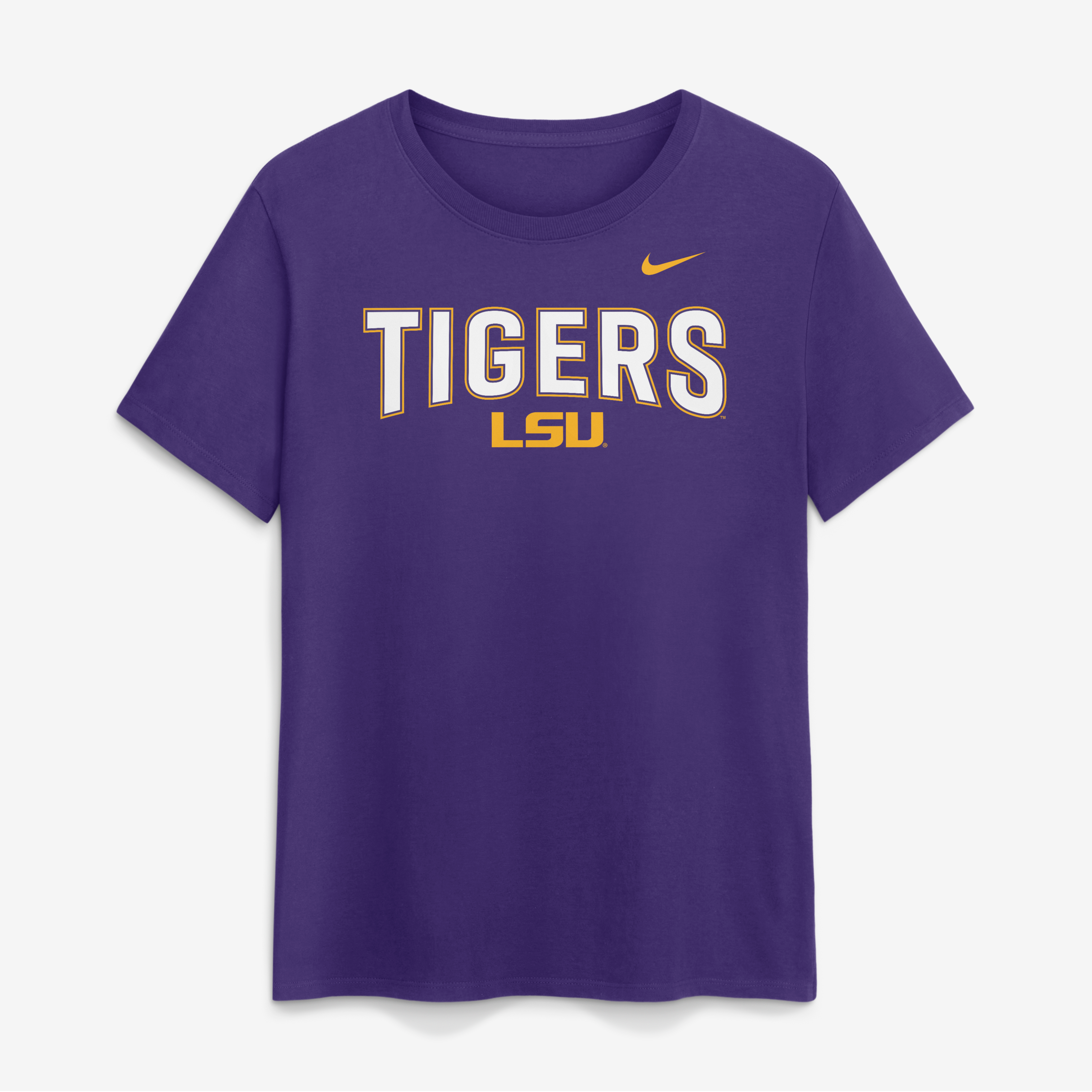 Women's Nike Purple LSU Tigers Arch Logo T-Shirt