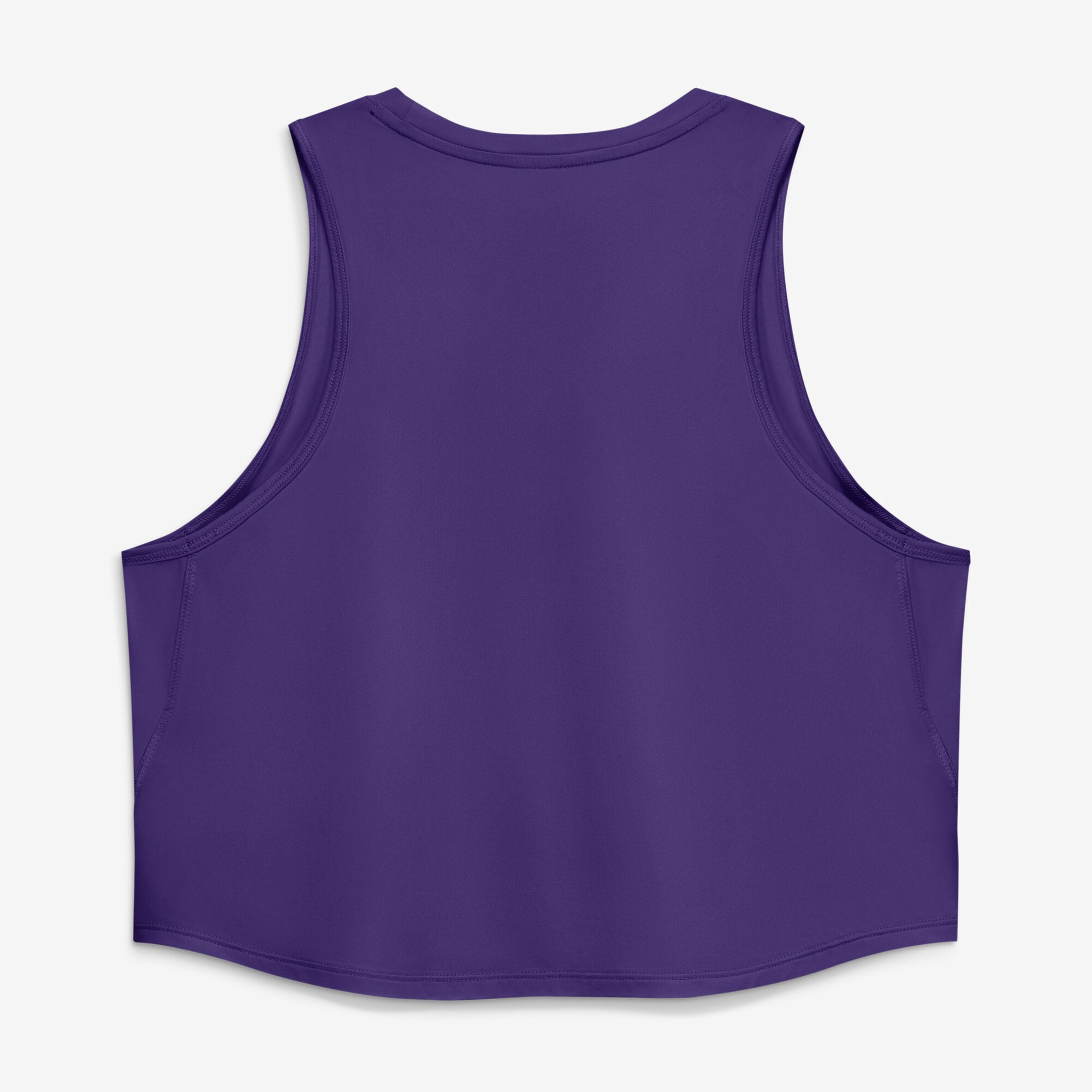 Débardeur court Nike LSU Tigers One Dri-FIT violet pour femme