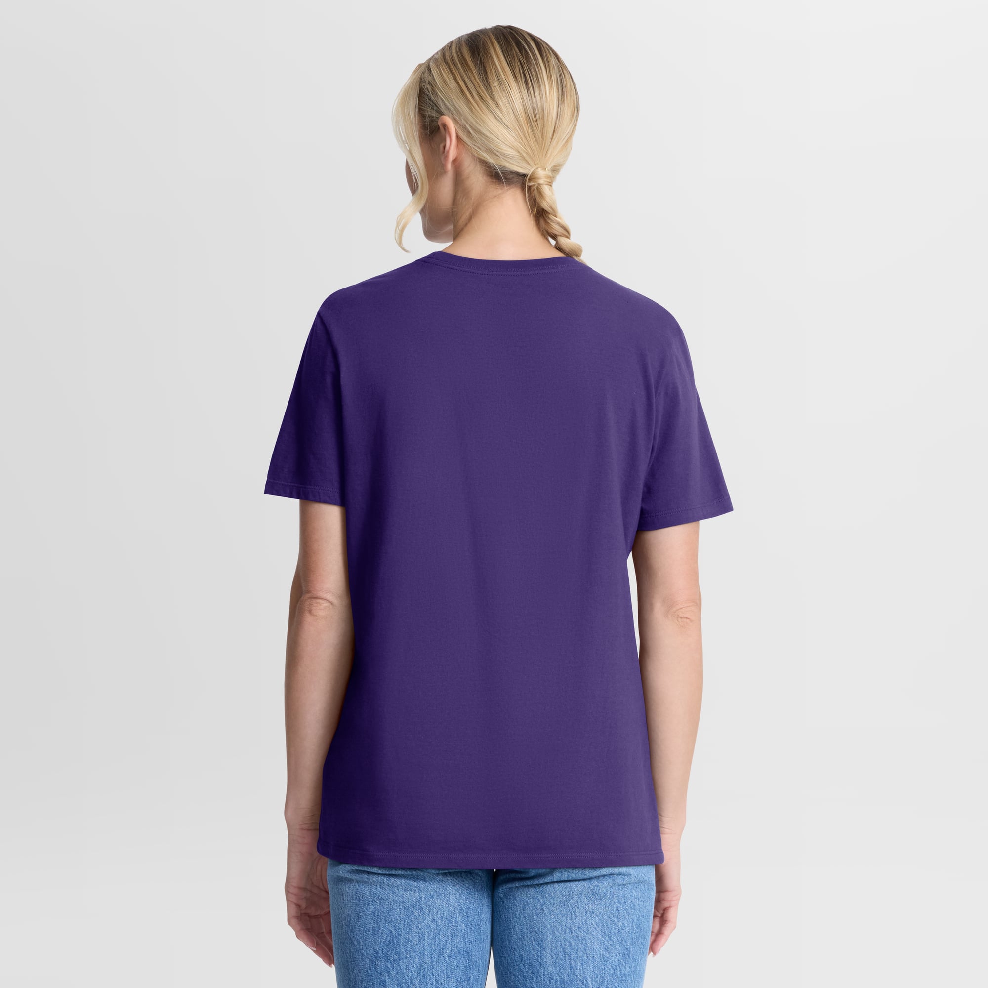 Women's Nike Purple LSU Tigers Script Mantra Logo T-Shirt