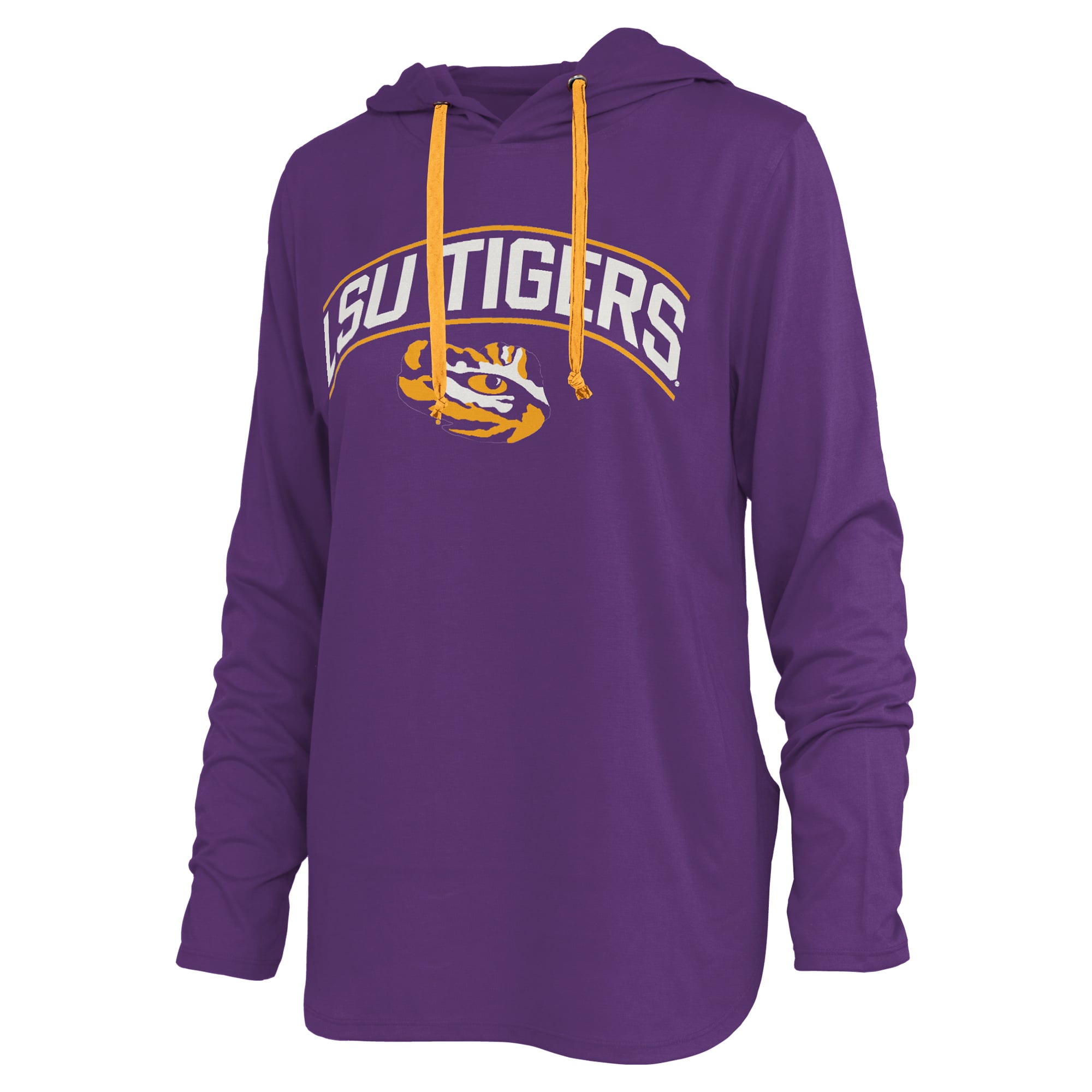 T-shirt à capuche manches longues Allie violet LSU Tigers pour femmes de Pressbox