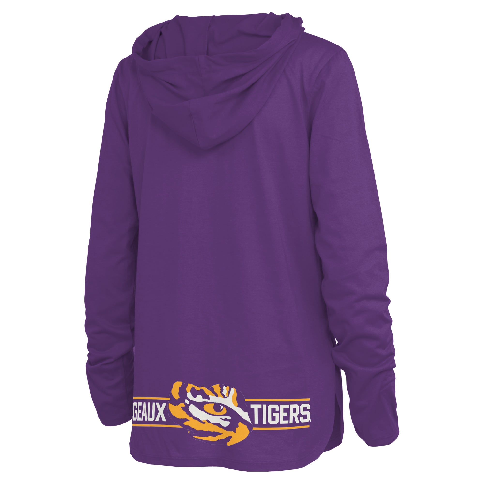 T-shirt à capuche manches longues Allie violet LSU Tigers pour femmes de Pressbox