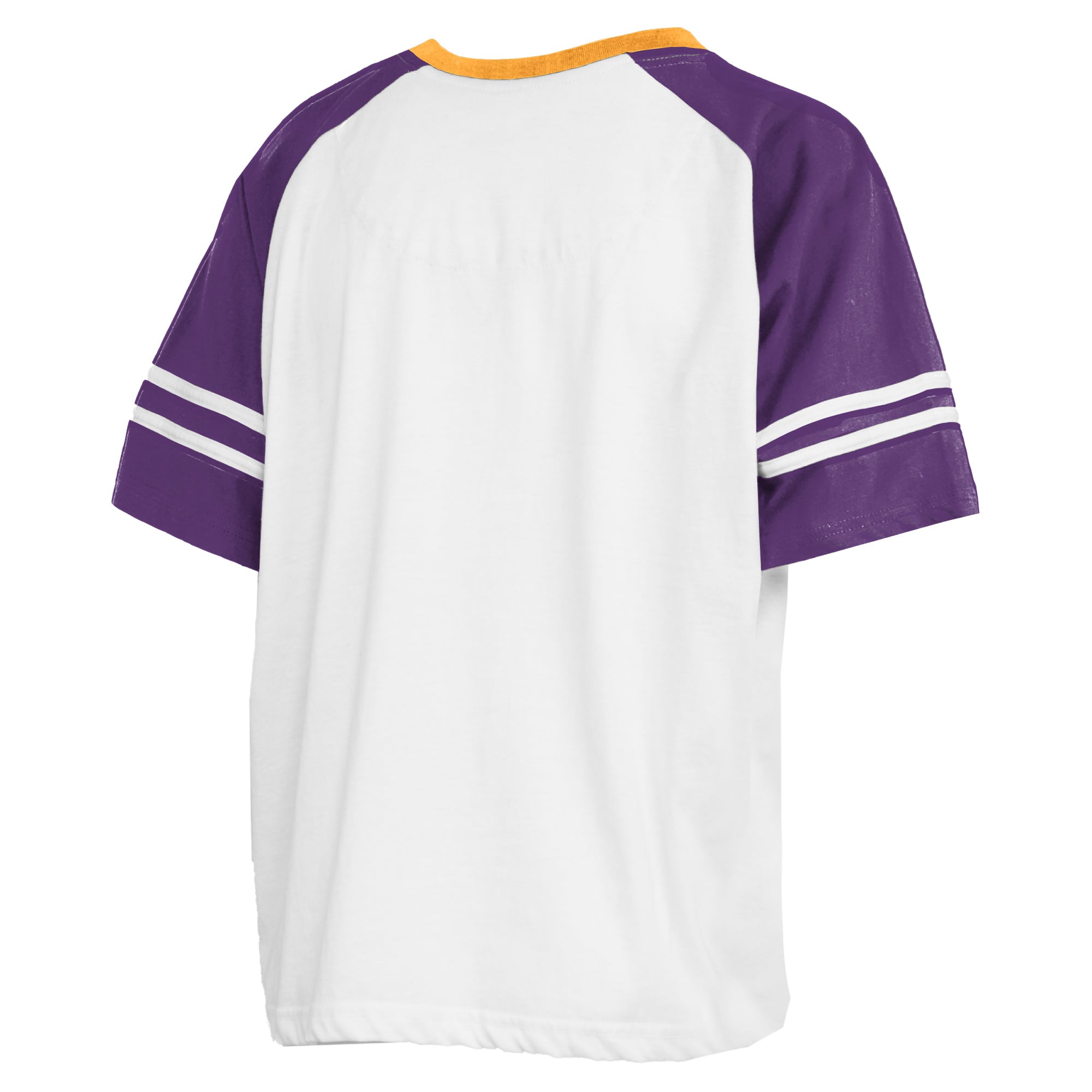 T-shirt Pressbox blanc pour femmes LSU Tigers Sky Colorblock