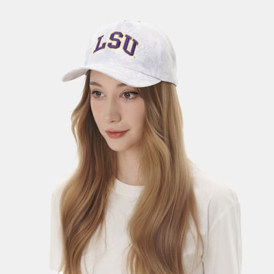 LSU Tigers ZooZatz Women's Snow Camo A-Frame Adjustable Hat - Camo
