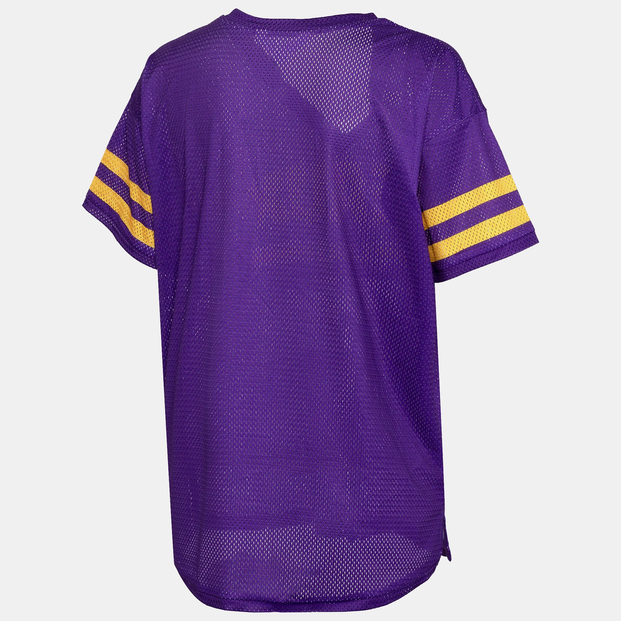T-shirt de coup d'envoi ZooZatz violet en maille LSU Tigers pour femmes