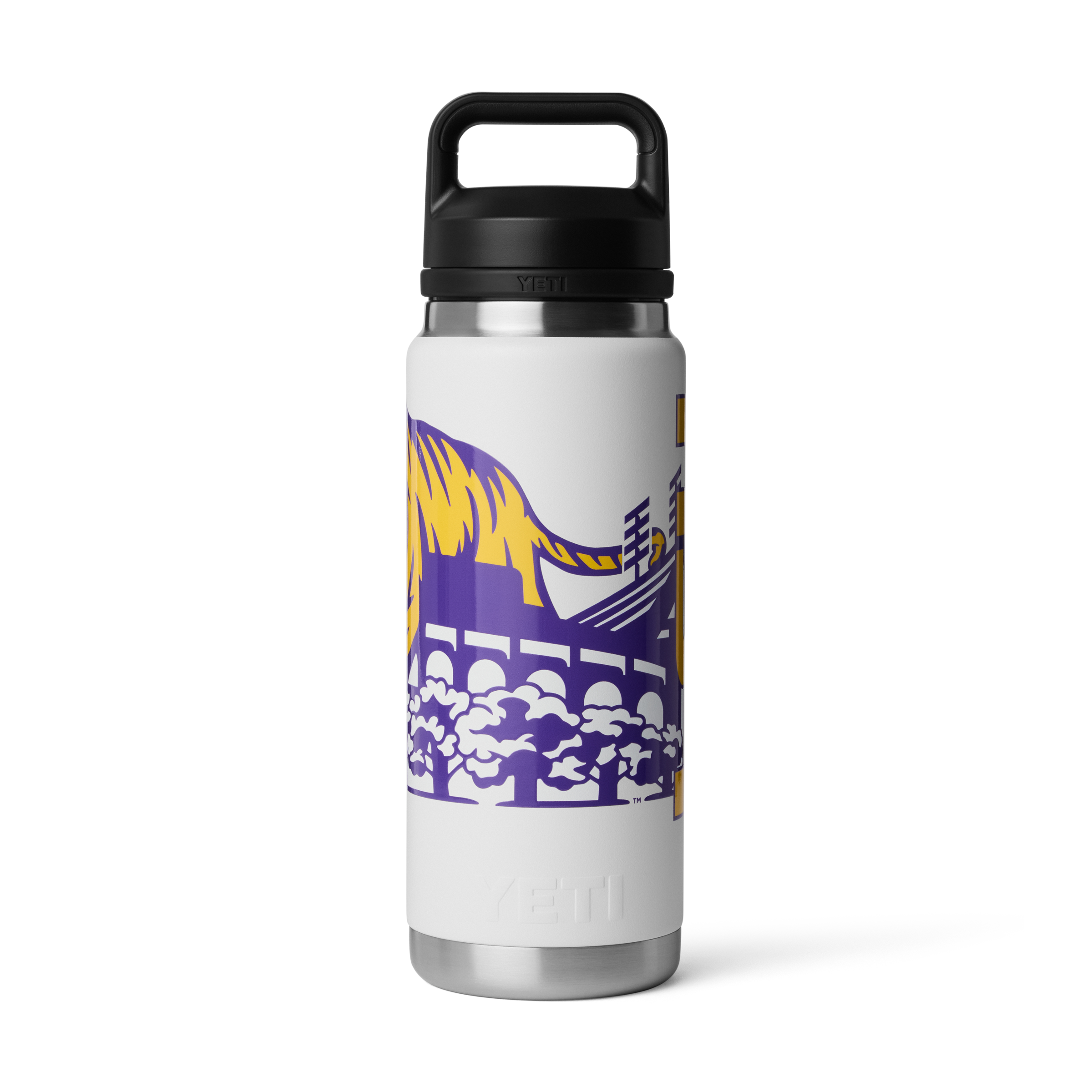 YETI LSU Tigers 26oz. Fandom Rambler Chug Water Bottle