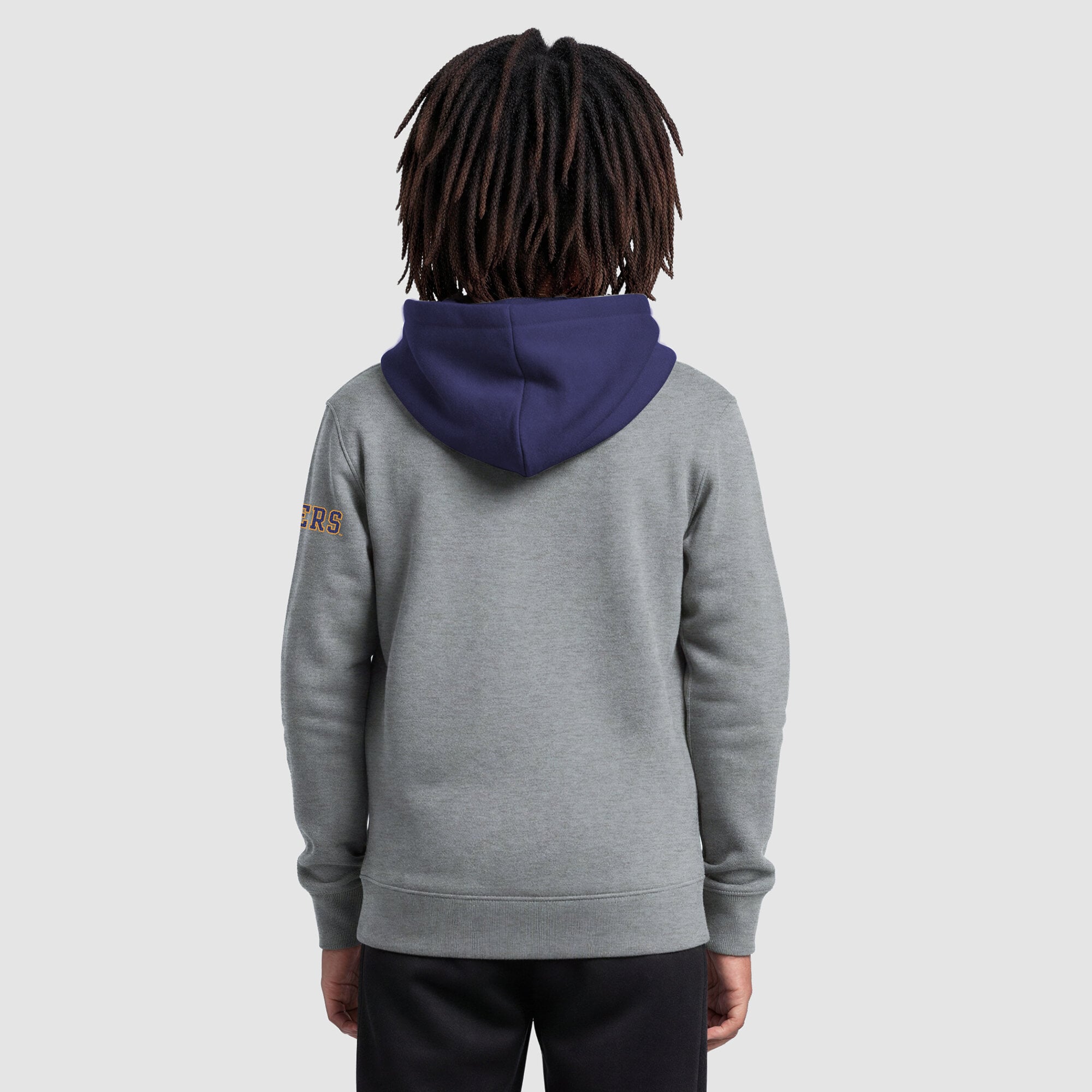 Youth Champion Heather Gray LSU Tigers Fleece Hoodie