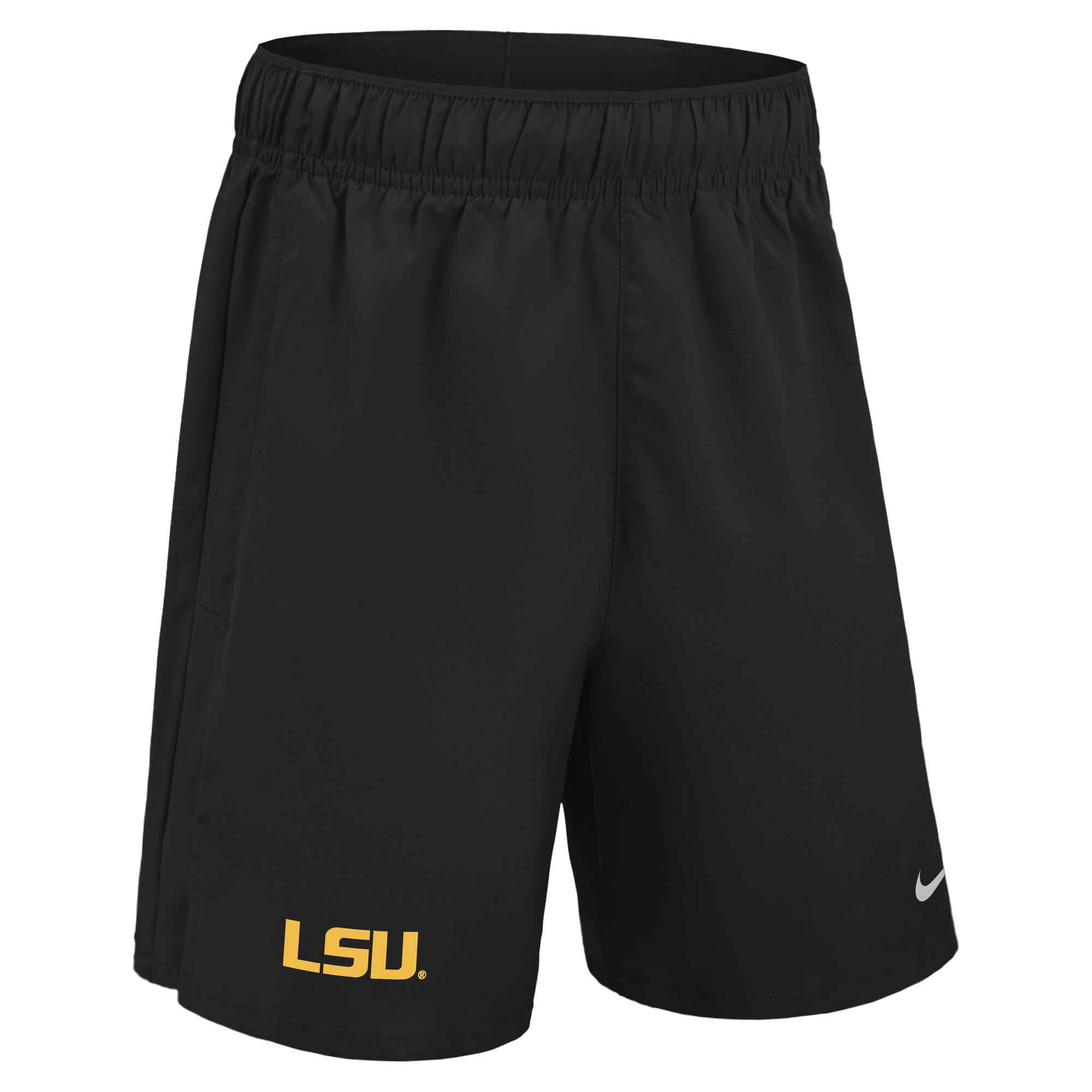 Youth Nike Black LSU Tigers Challenger Dri-FIT Shorts