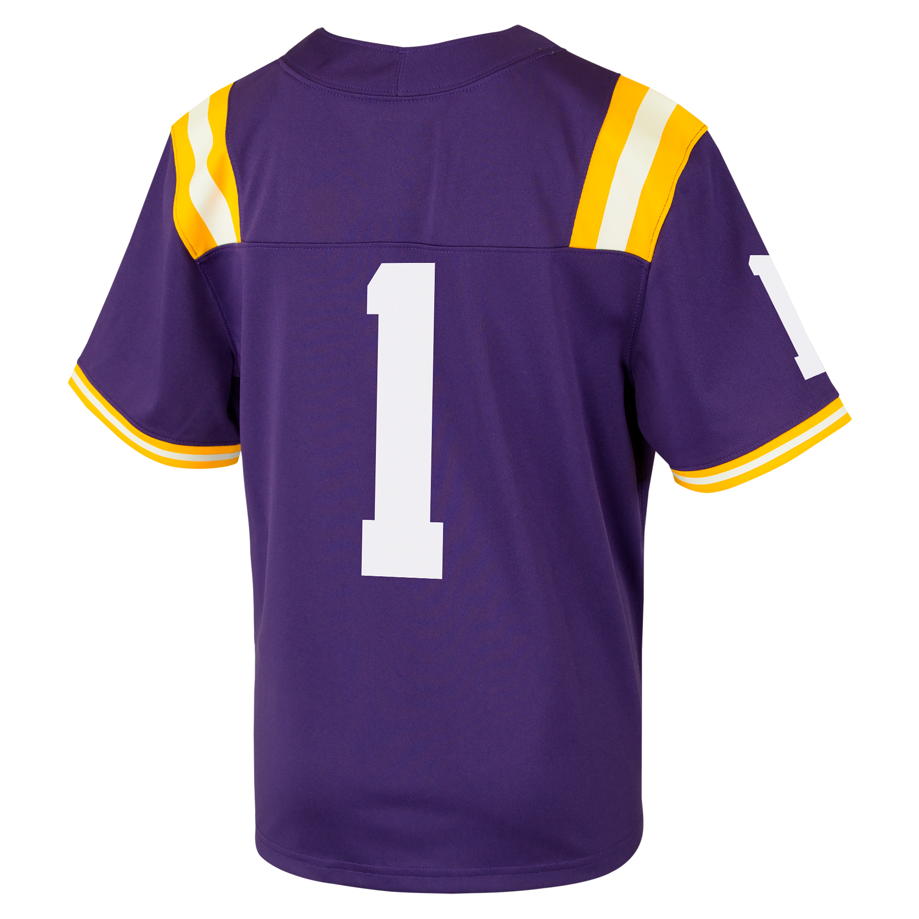 Maillot de football réplique Nike n°1 violet LSU Tigers pour enfant