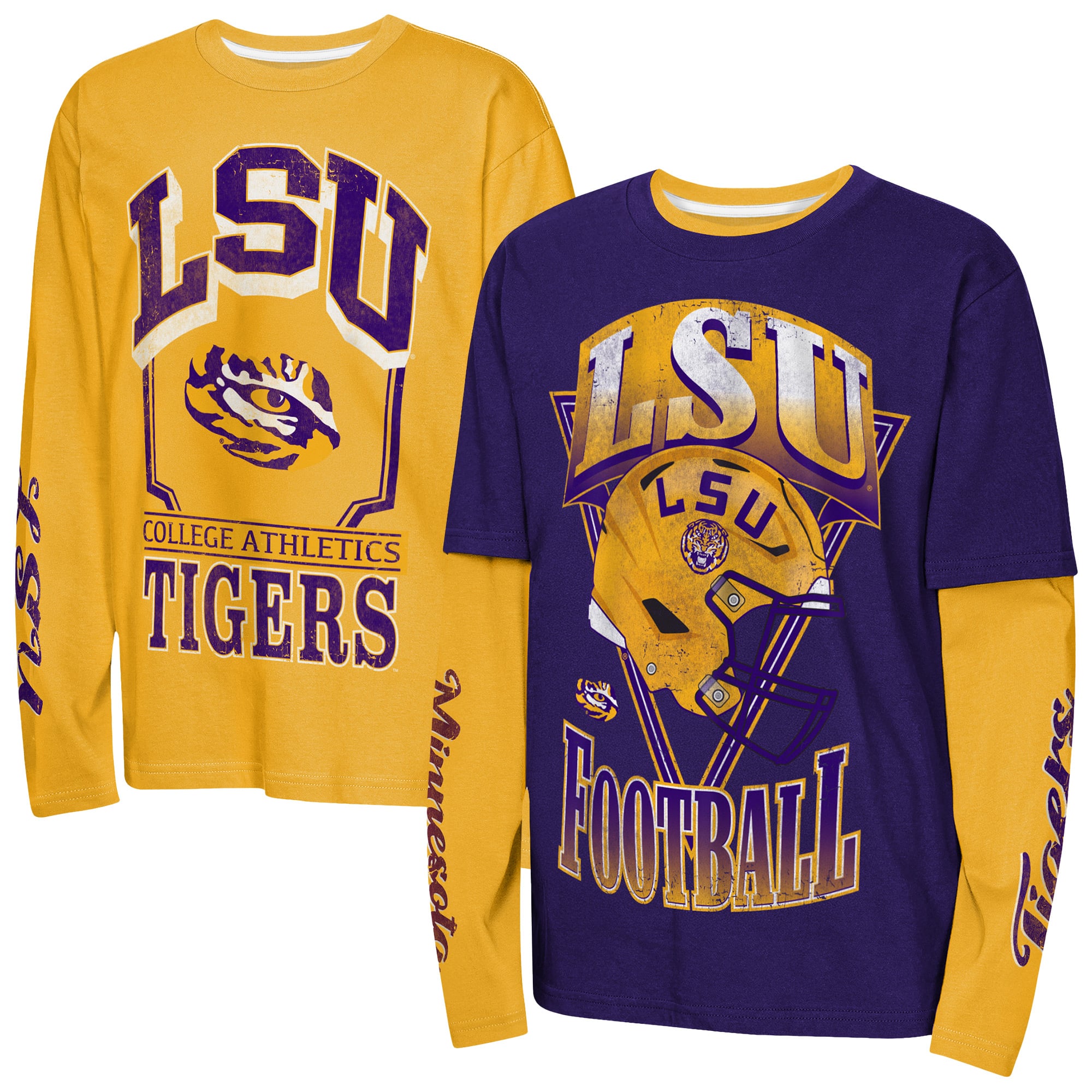 Youth Outerstuff Purple LSU Tigers Combo T-Shirt Set