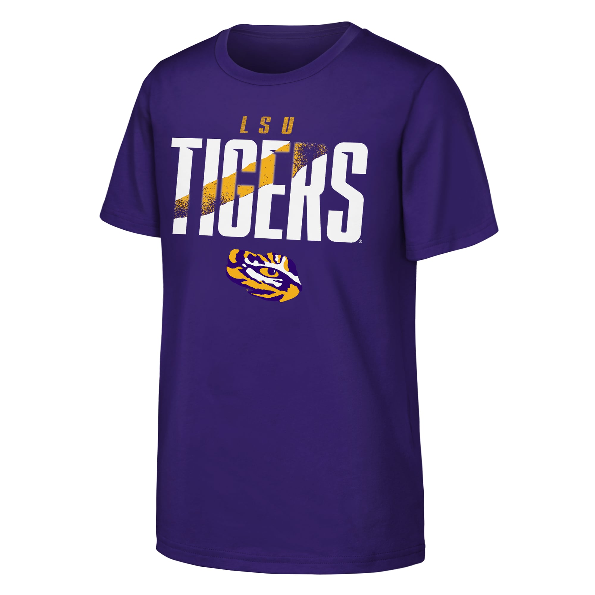 Youth Outerstuff  Purple LSU Tigers Cut Through T-Shirt