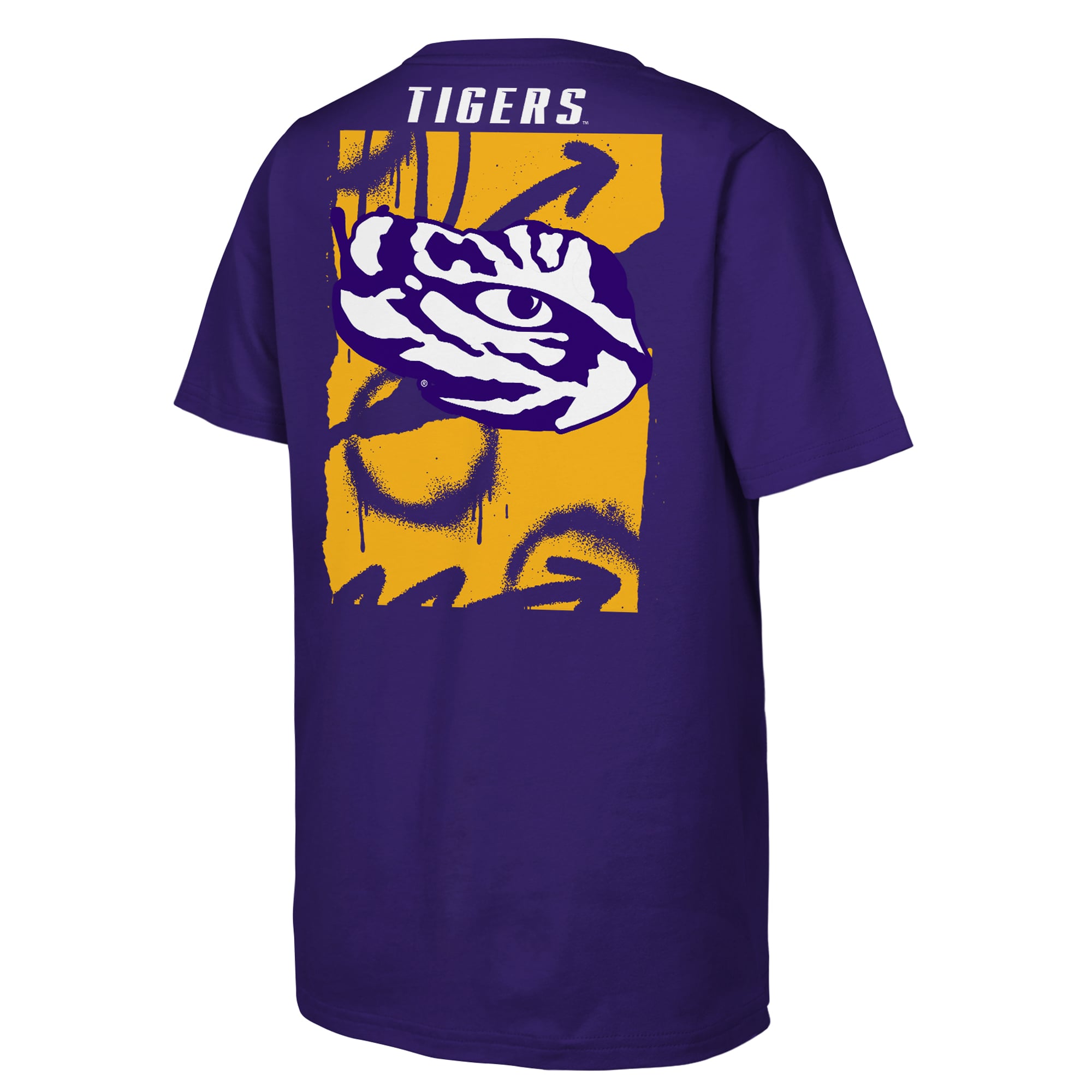 Youth Outerstuff  Purple LSU Tigers Cut Through T-Shirt