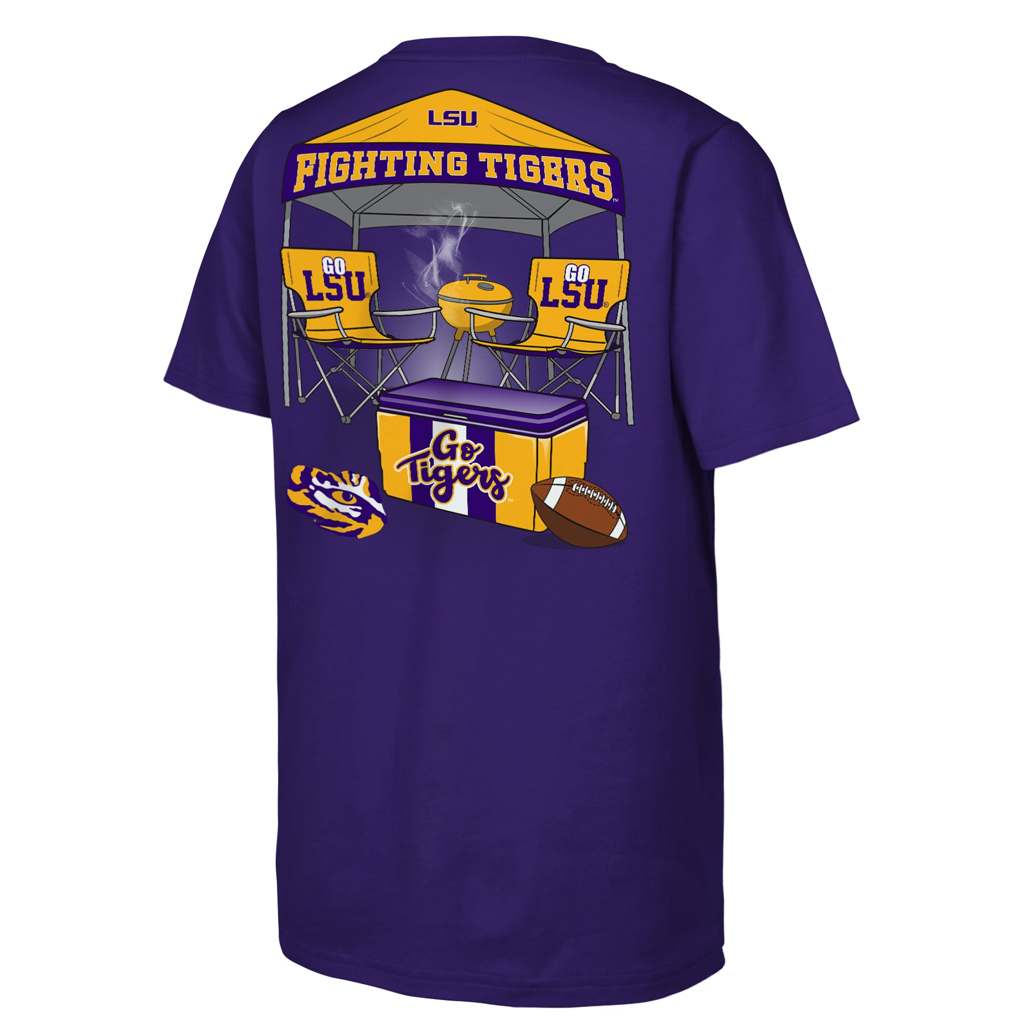 Youth Outerstuff  Purple LSU Tigers Tailgater Hometown T-Shirt